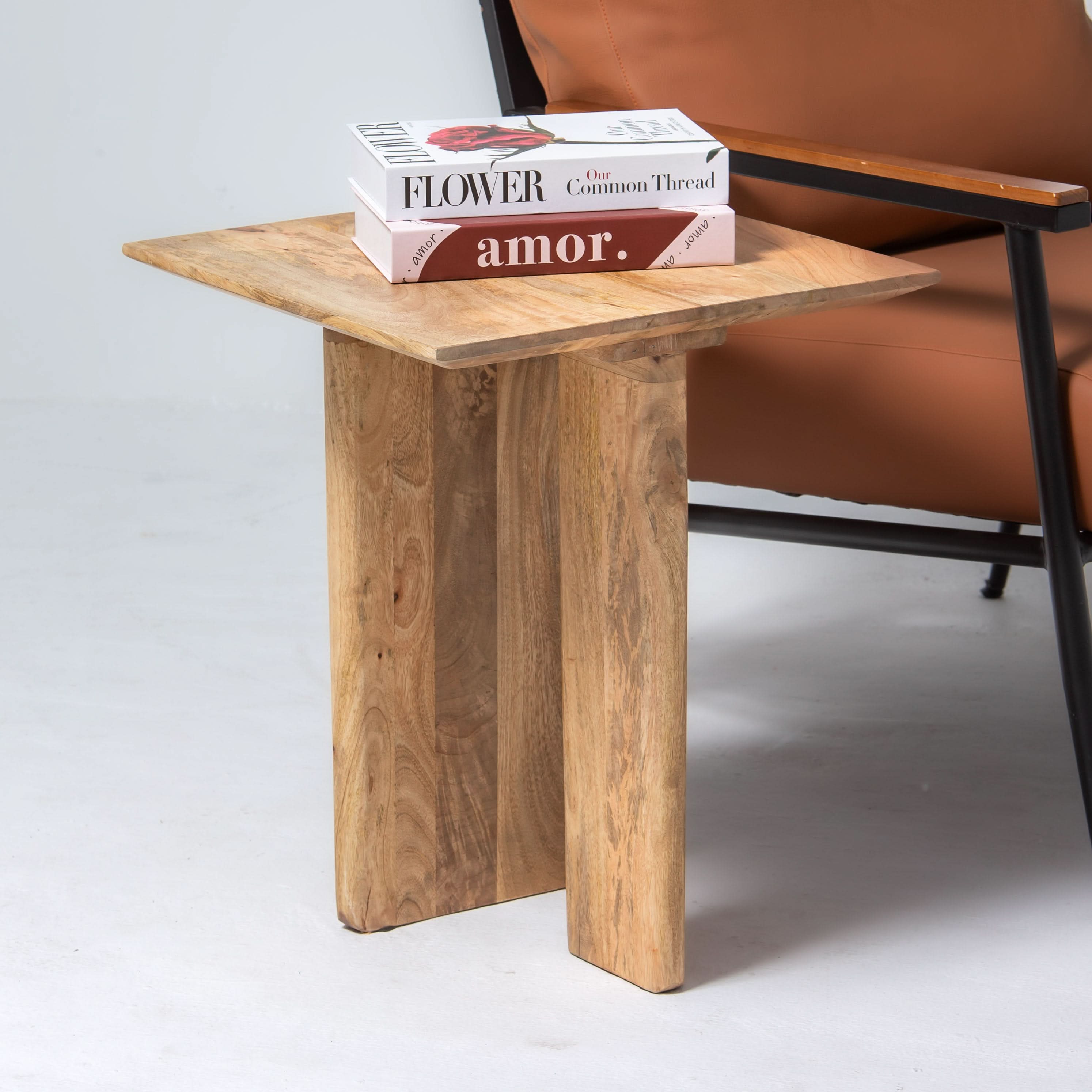 MONTERA WOODEN SIDETABLE - Art and craft furniture