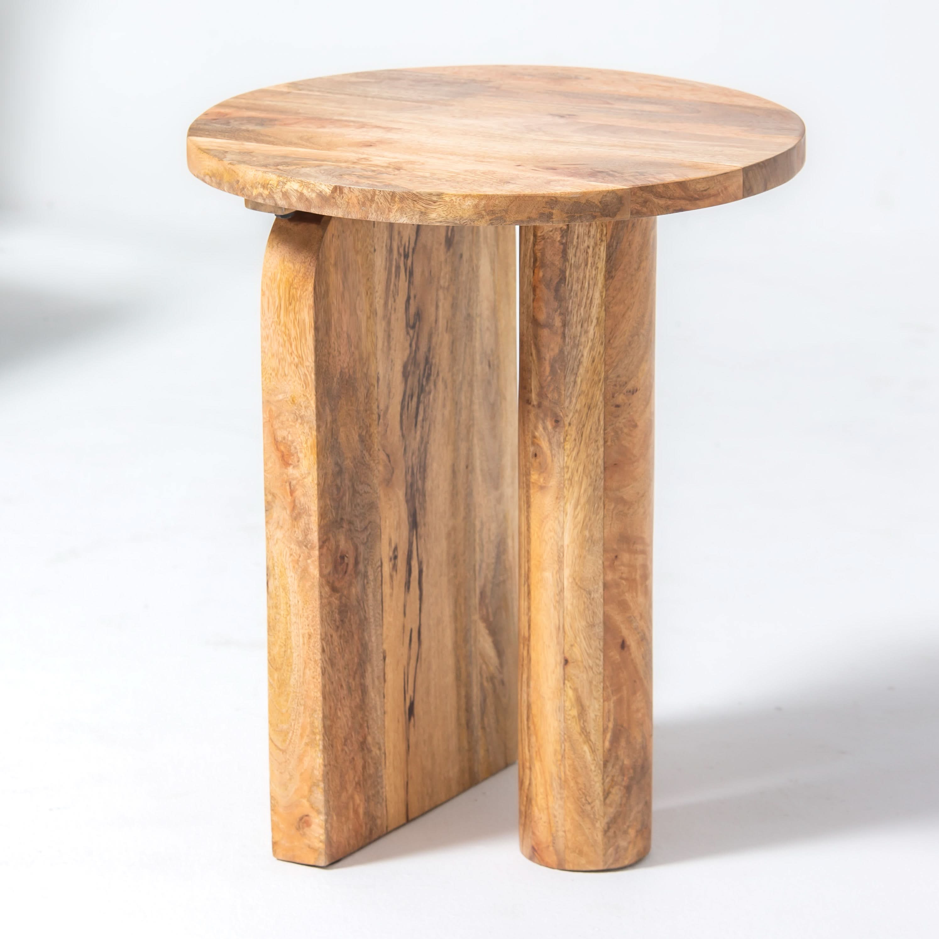 MONTERA WOODEN SIDETABLE - Art and craft furniture