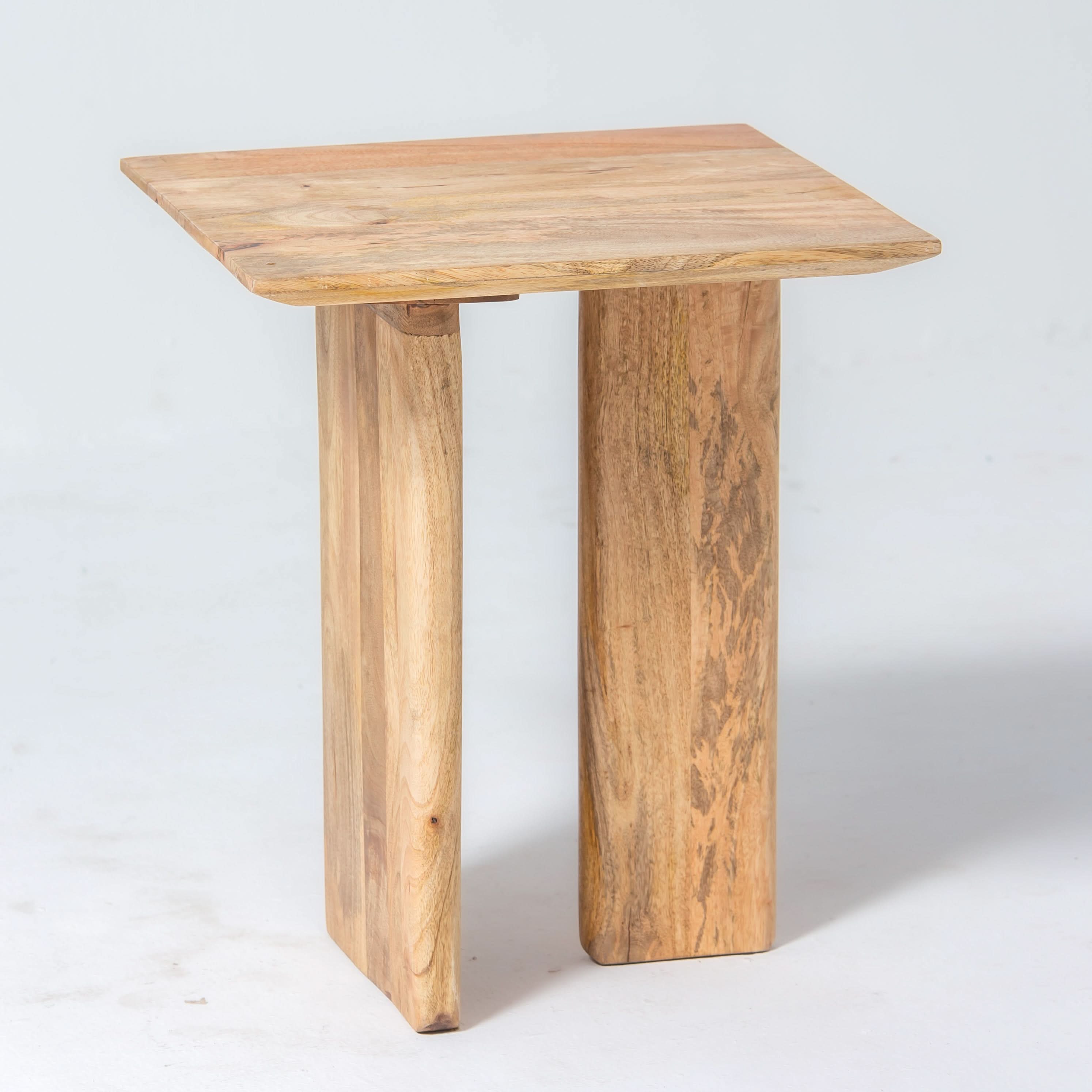 MONTERA WOODEN SIDETABLE - Art and craft furniture