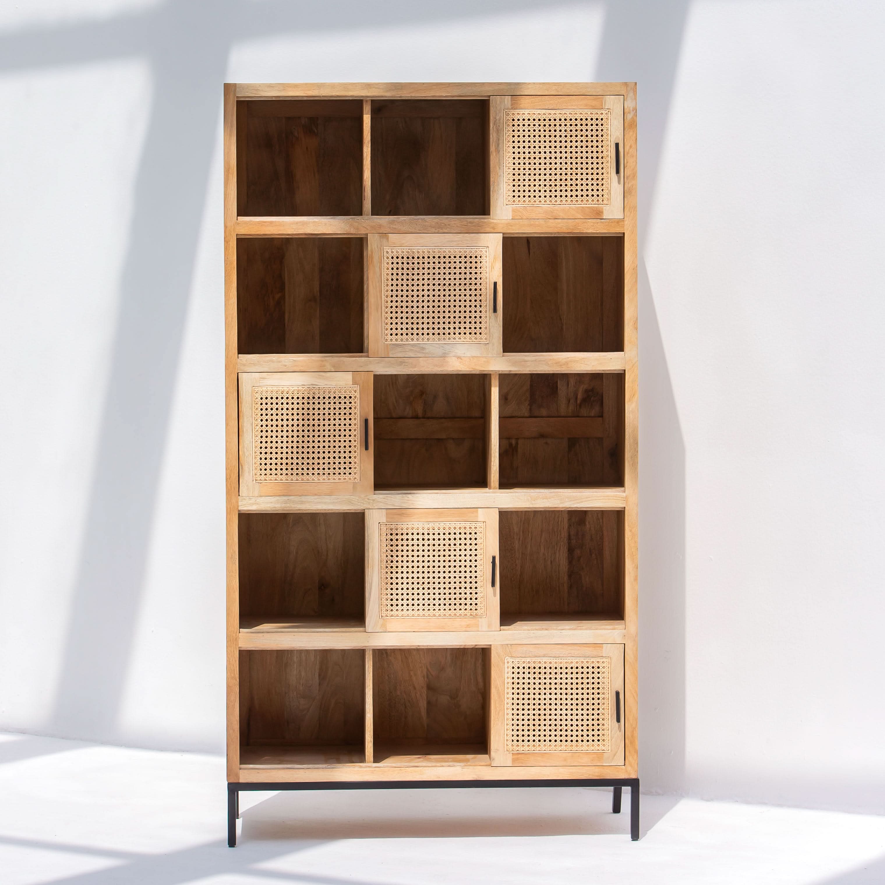 CANOVIA CANE FIVE DOOR BOOKSHELF - Art and craft furniture