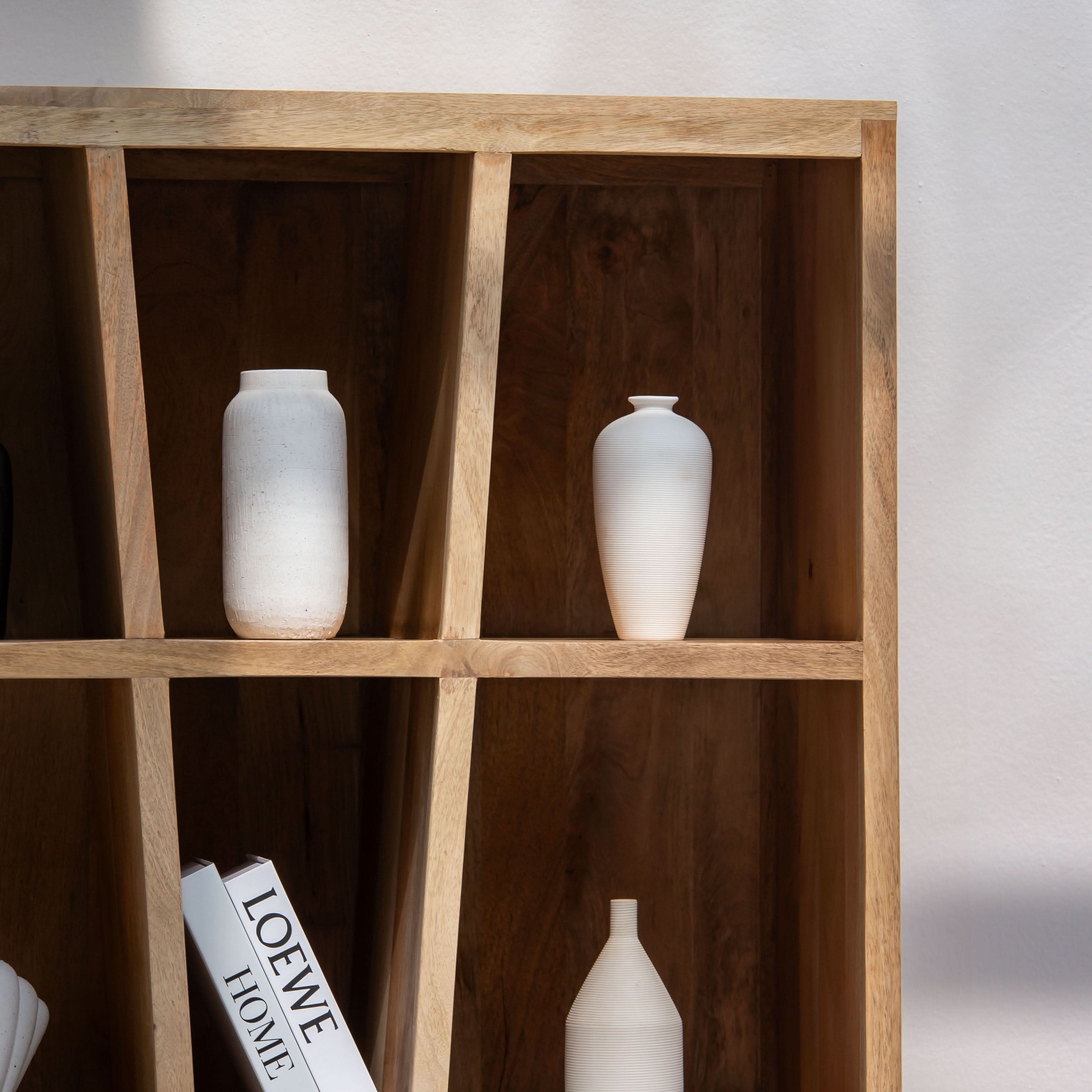 AUREVO WOODEN BOOKSHELF - Art and craft furniture