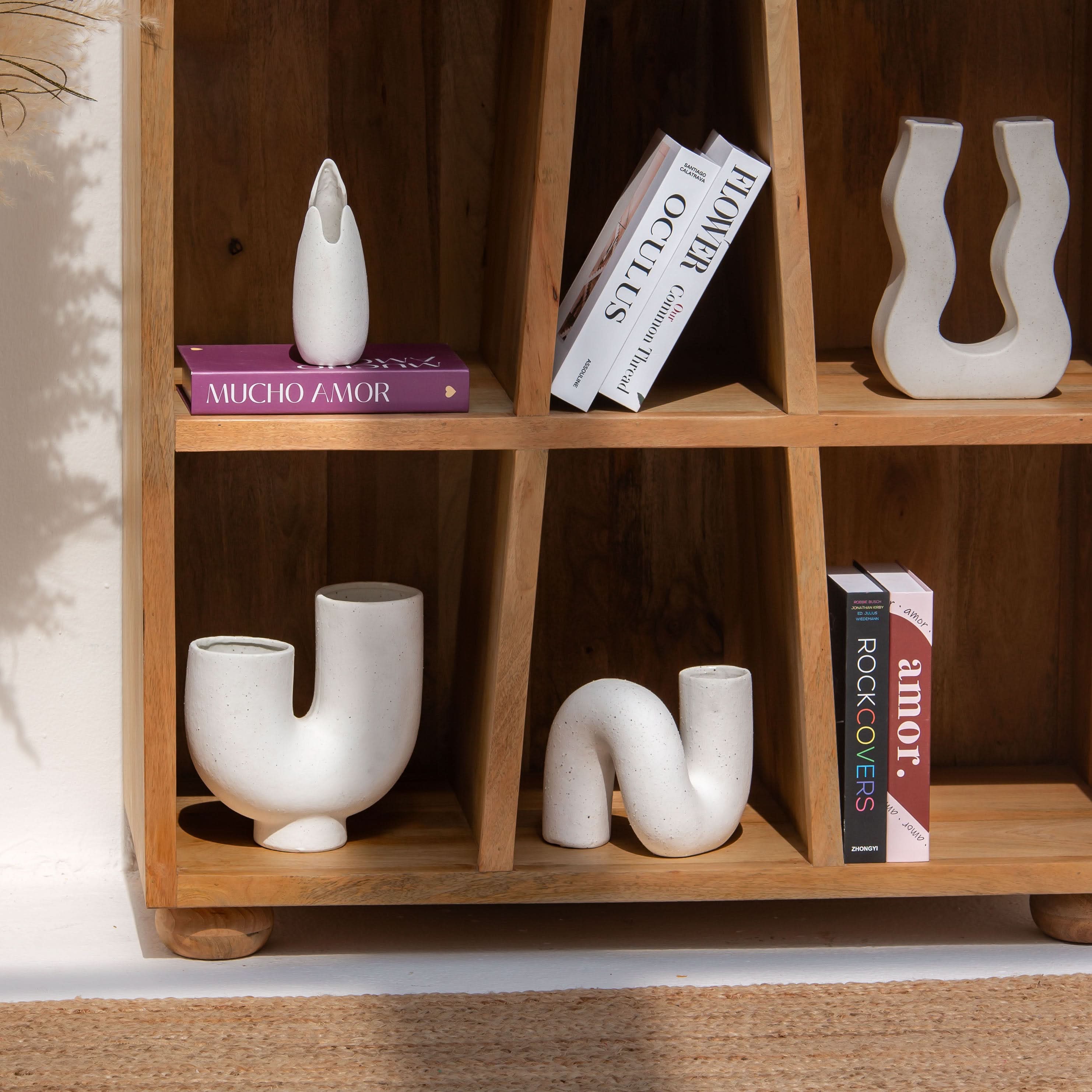 AUREVO WOODEN BOOKSHELF - Art and craft furniture