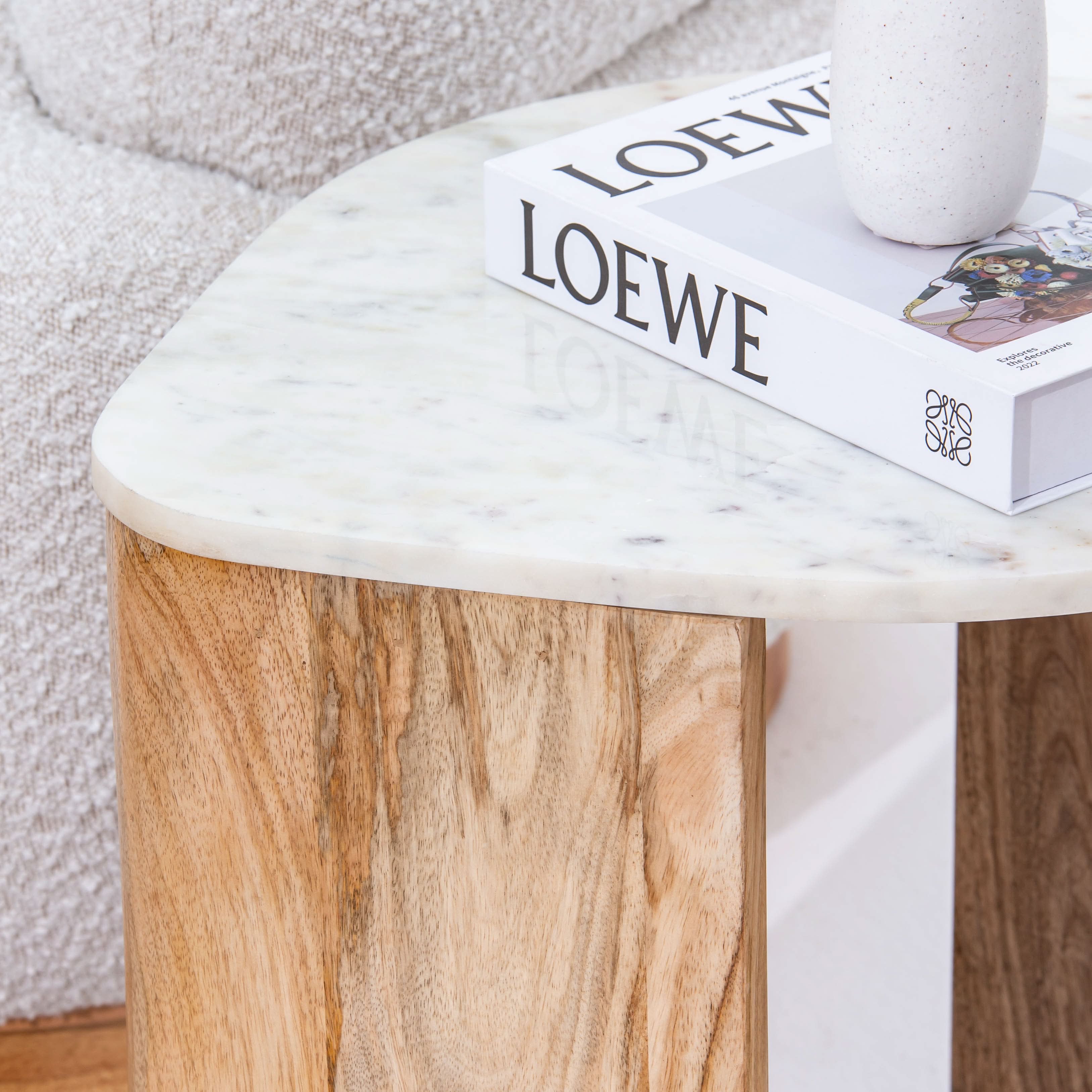 TERRALUXE MARBLE COFFEE TABLE - Art and craft furniture