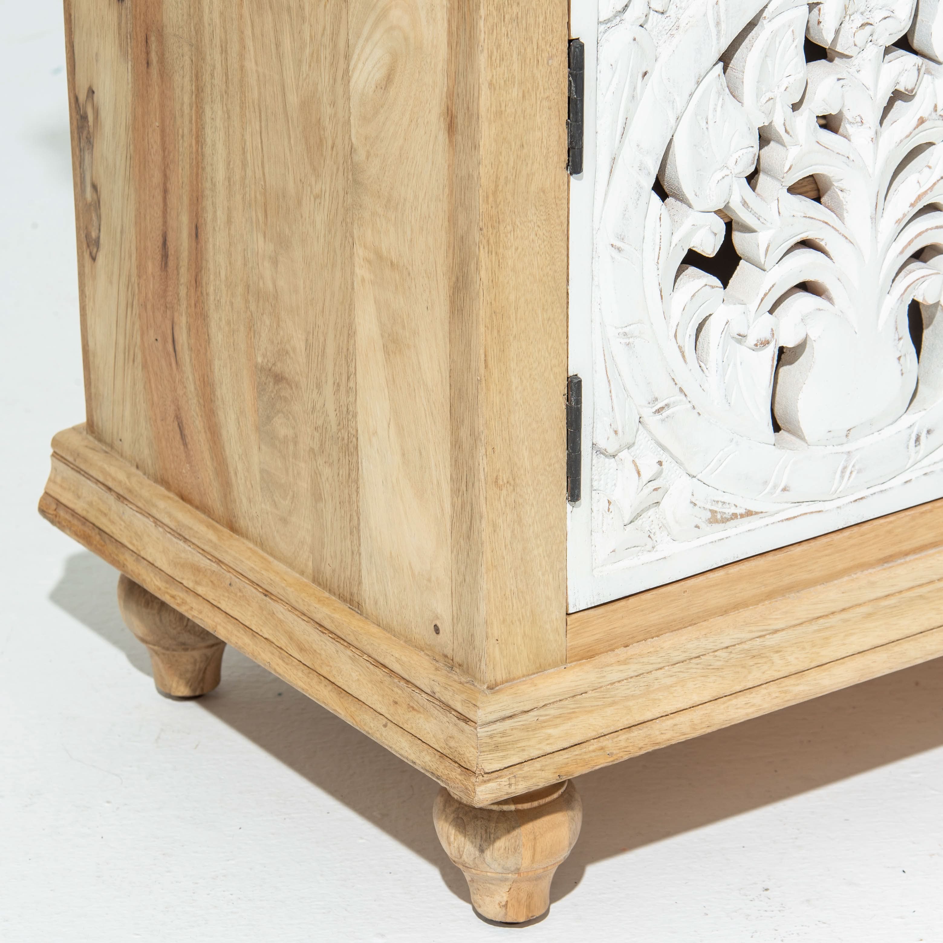 CALVIAN WOODEN CARVING TV STAND - Art and craft furniture