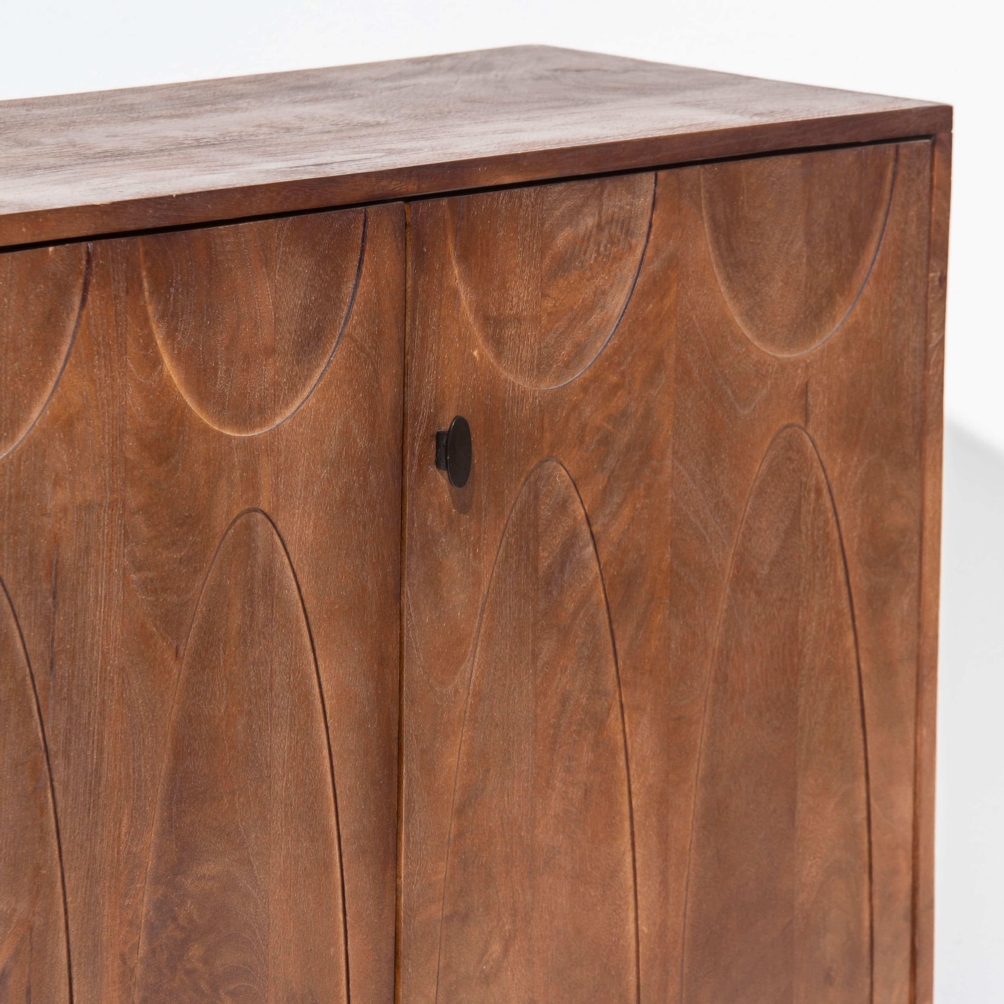 VERVE WOODEN THREE DOOR SIDEBOARD - Art and craft furniture