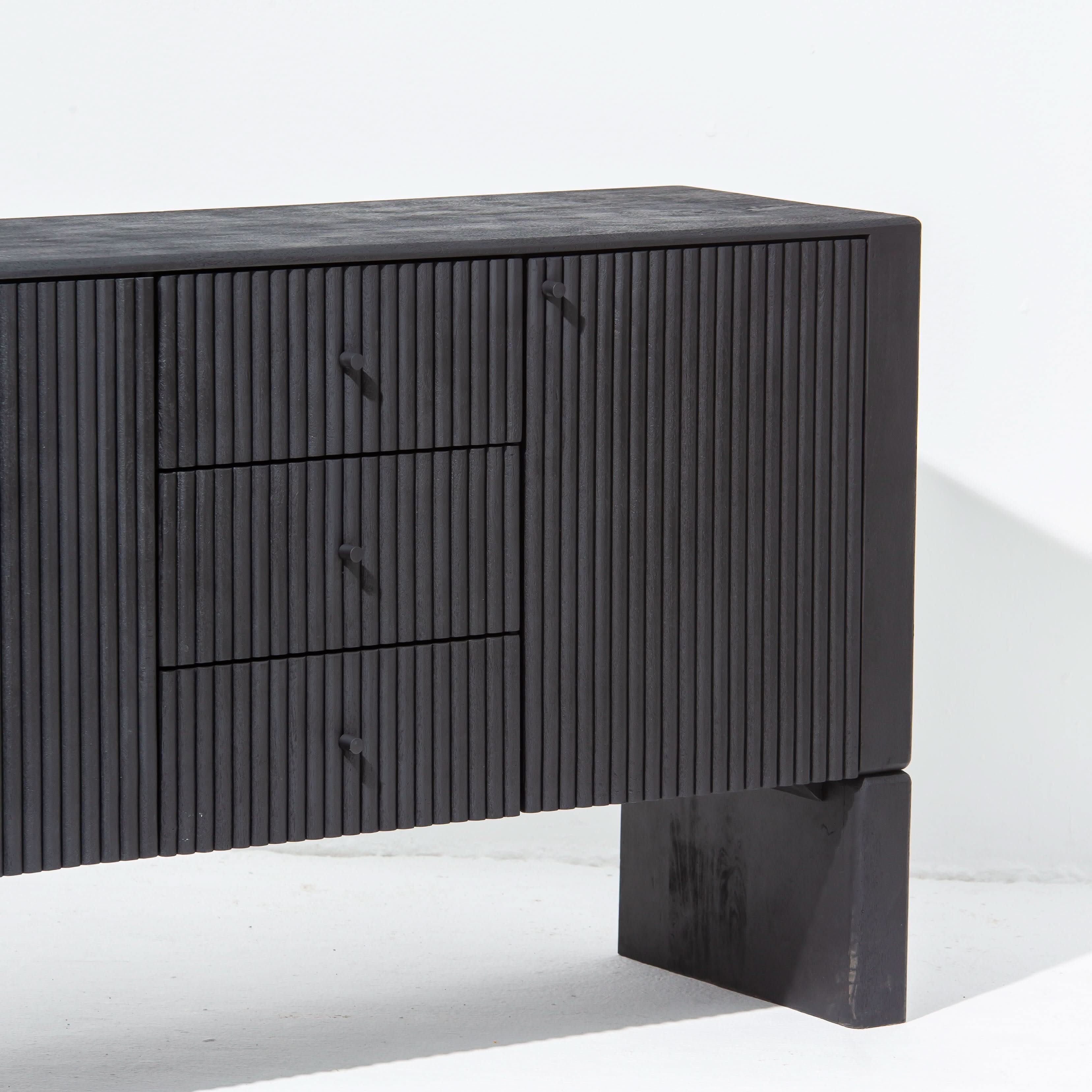 VALENCIA THREE DRAWER THREE DOOR SIDEBOARD - Art and craft furniture
