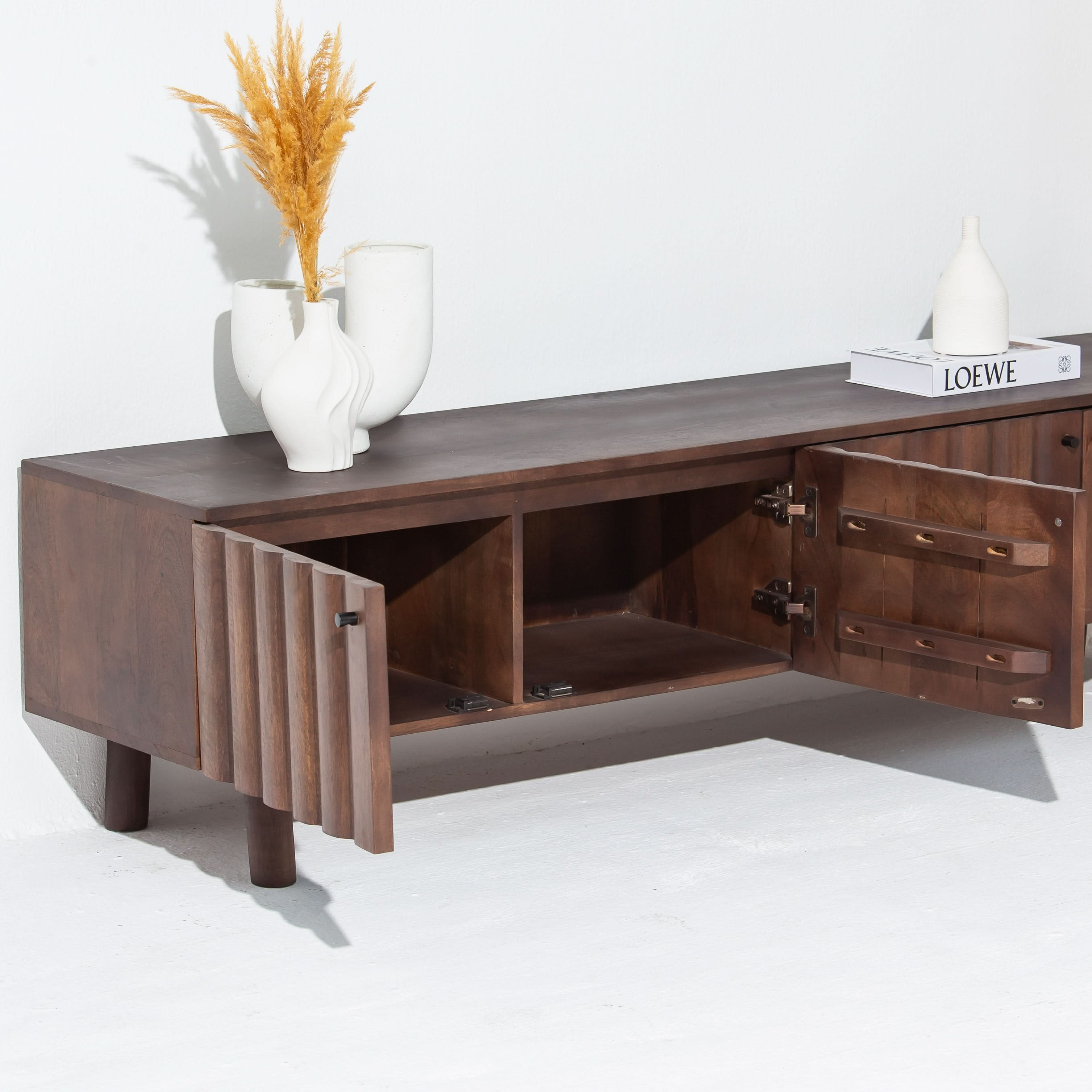 VALENCIA FOUR DOOR TV STAND - Art and craft furniture