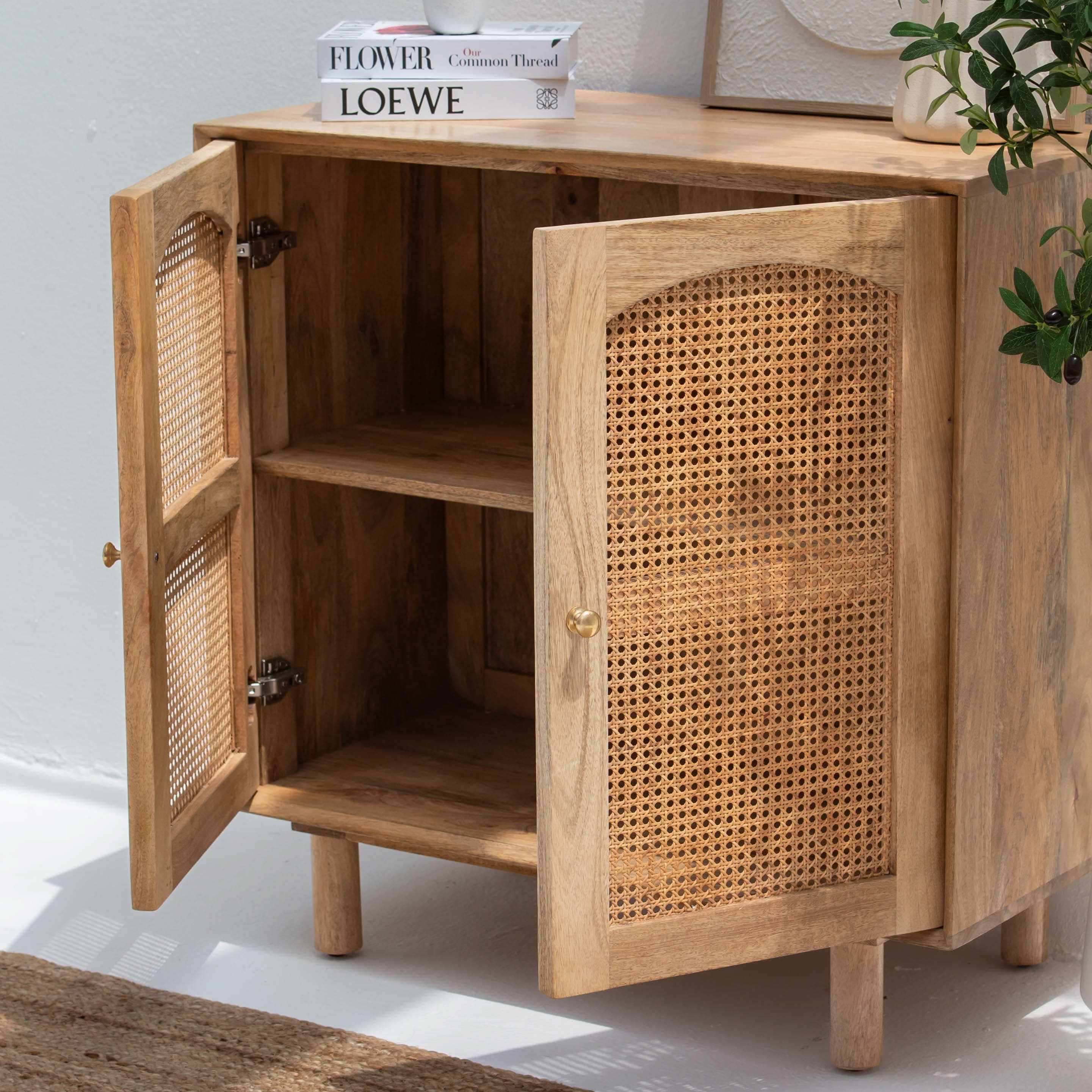 CANOVA RATTAN TWO DOOR SIDEBOARD - Art and craft furniture