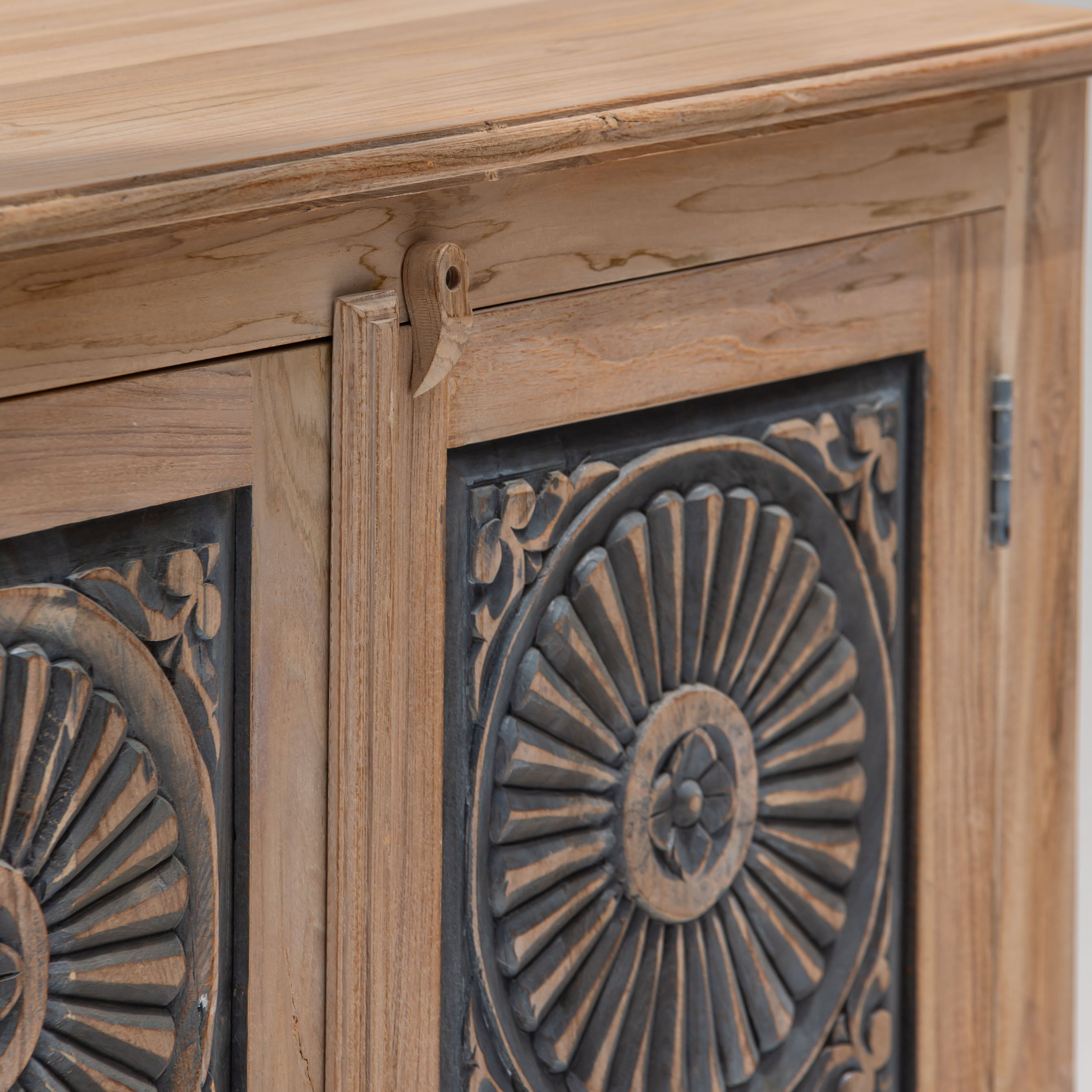 CHARLORE WOODEN TWO DOOR SIDEBOARD - Art and craft furniture