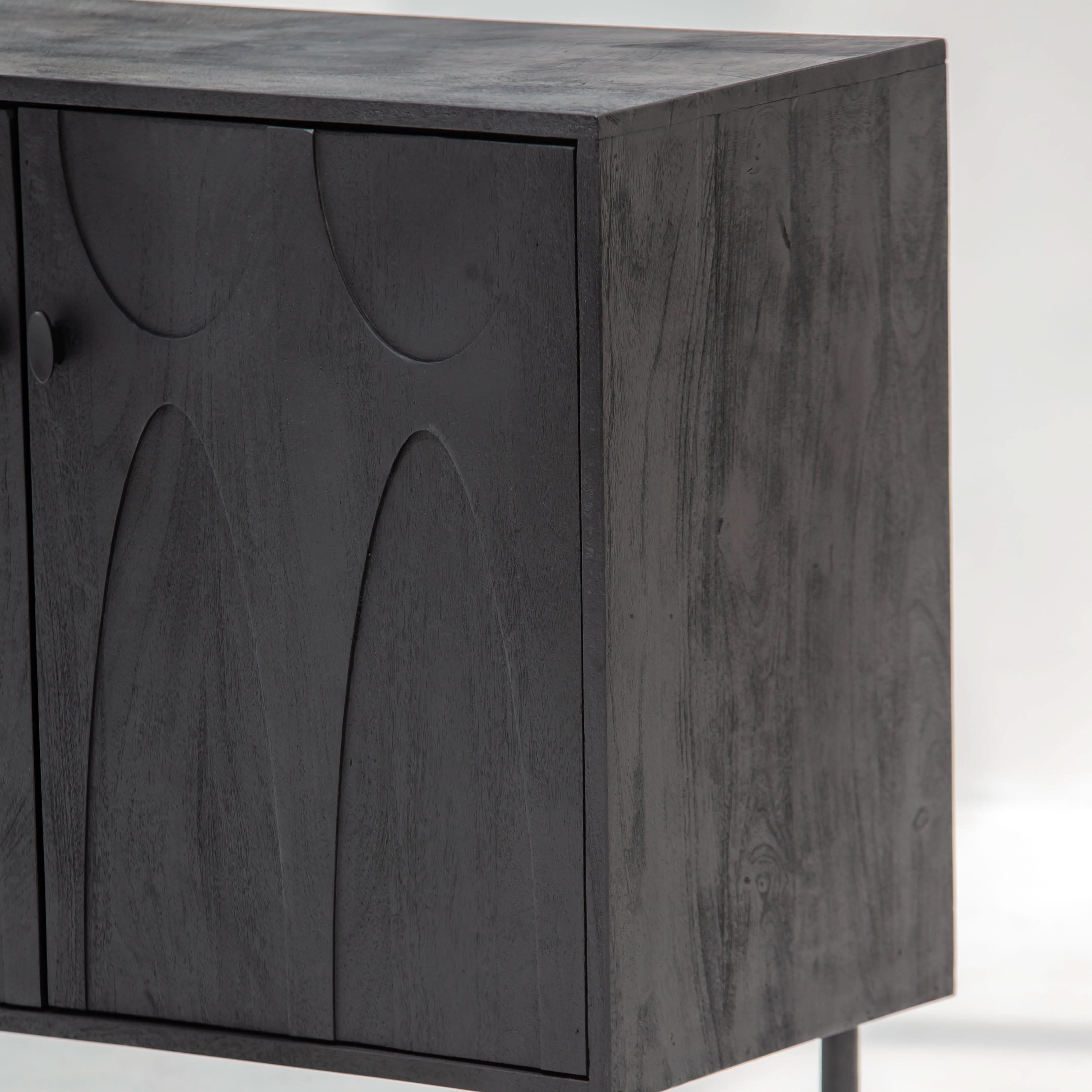 VERVE WOODEN FOUR DOOR SIDEBOARD - Art and craft furniture