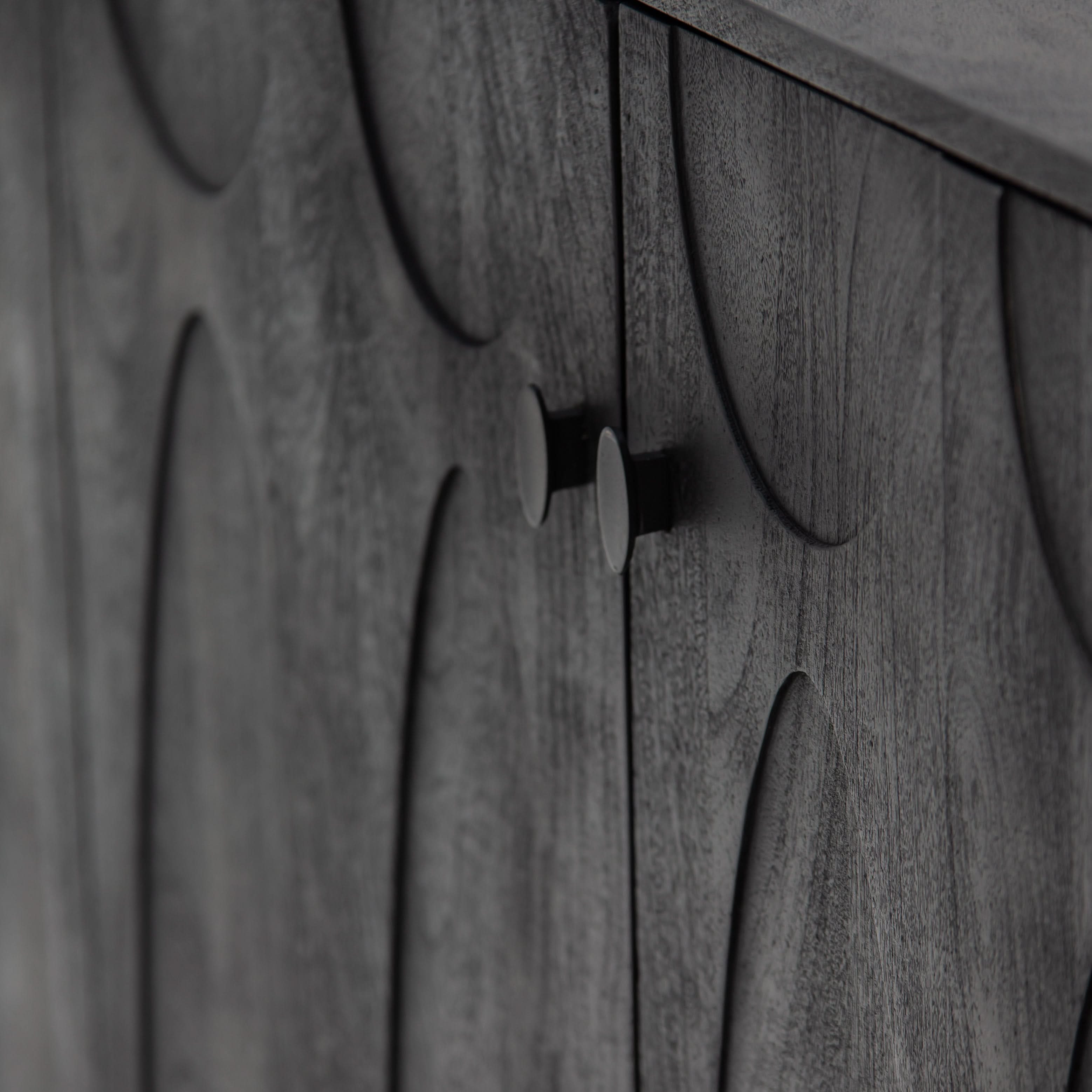 VERVE WOODEN FOUR DOOR SIDEBOARD - Art and craft furniture