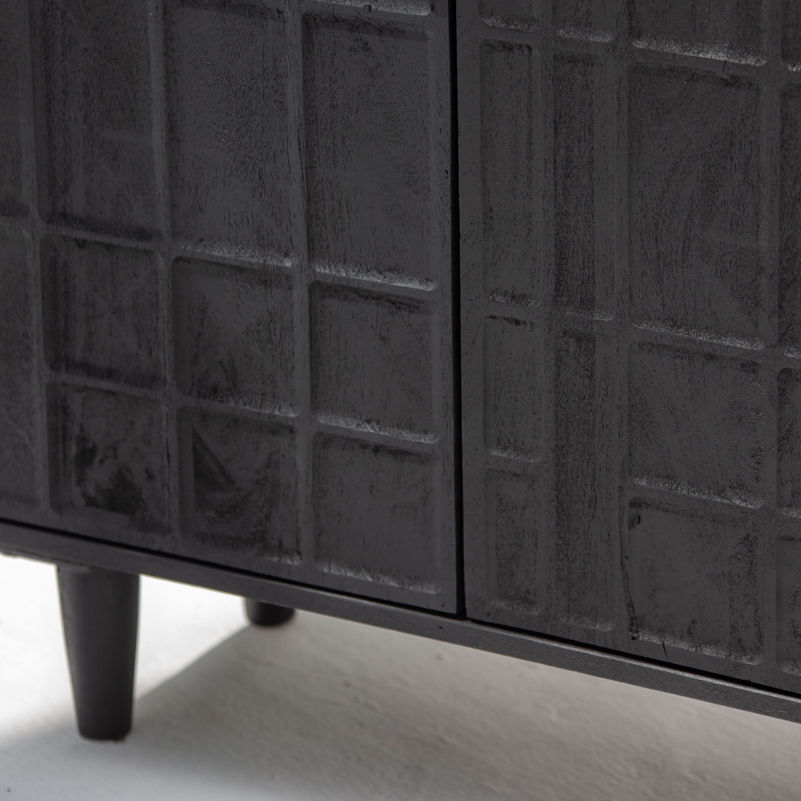 NUVOR WOODEN FOUR DOOR SIDEBOARD - Art and craft furniture