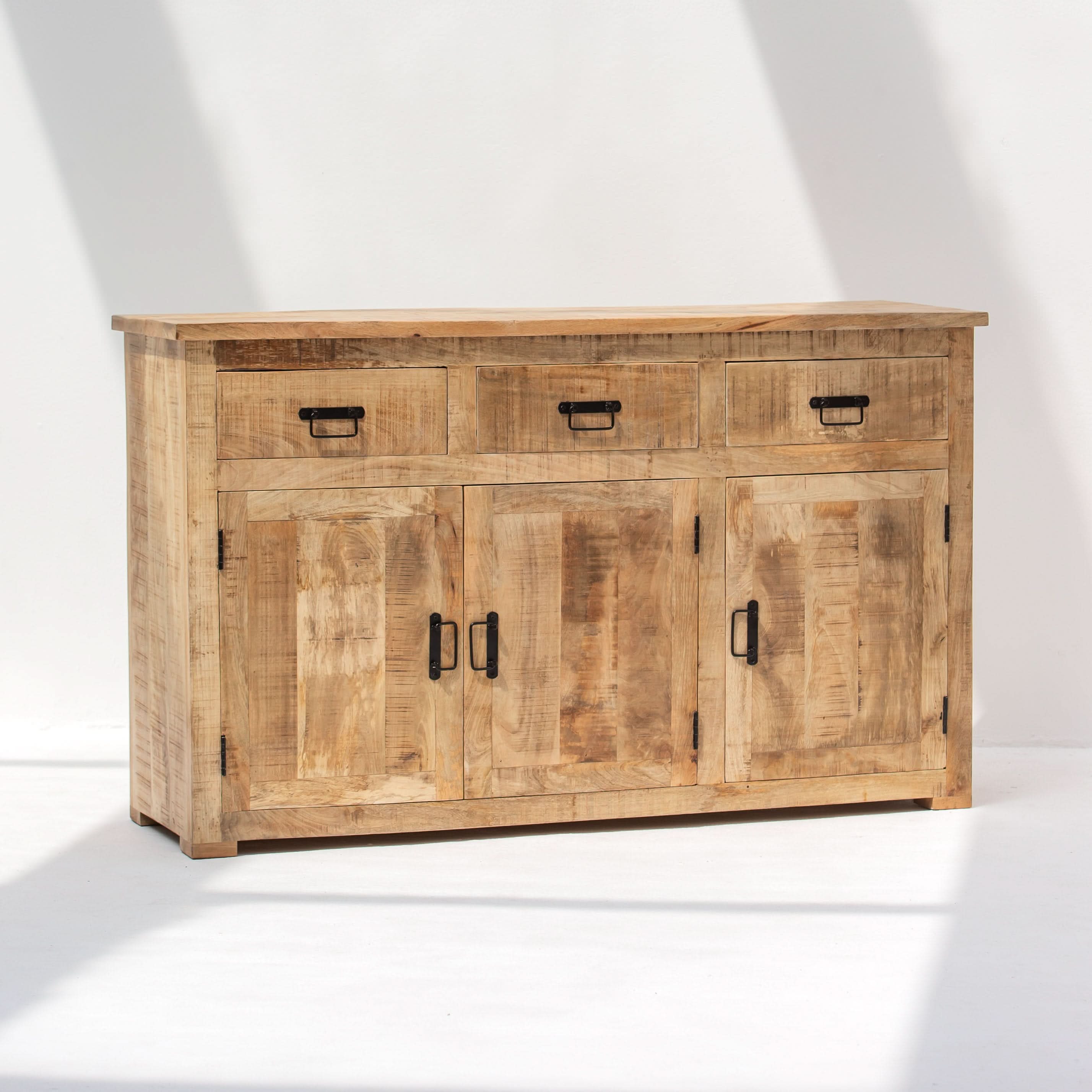 MANGOEDGE THREE DRAWER THREE DOOR SIDEBOARD - Art and craft furniture