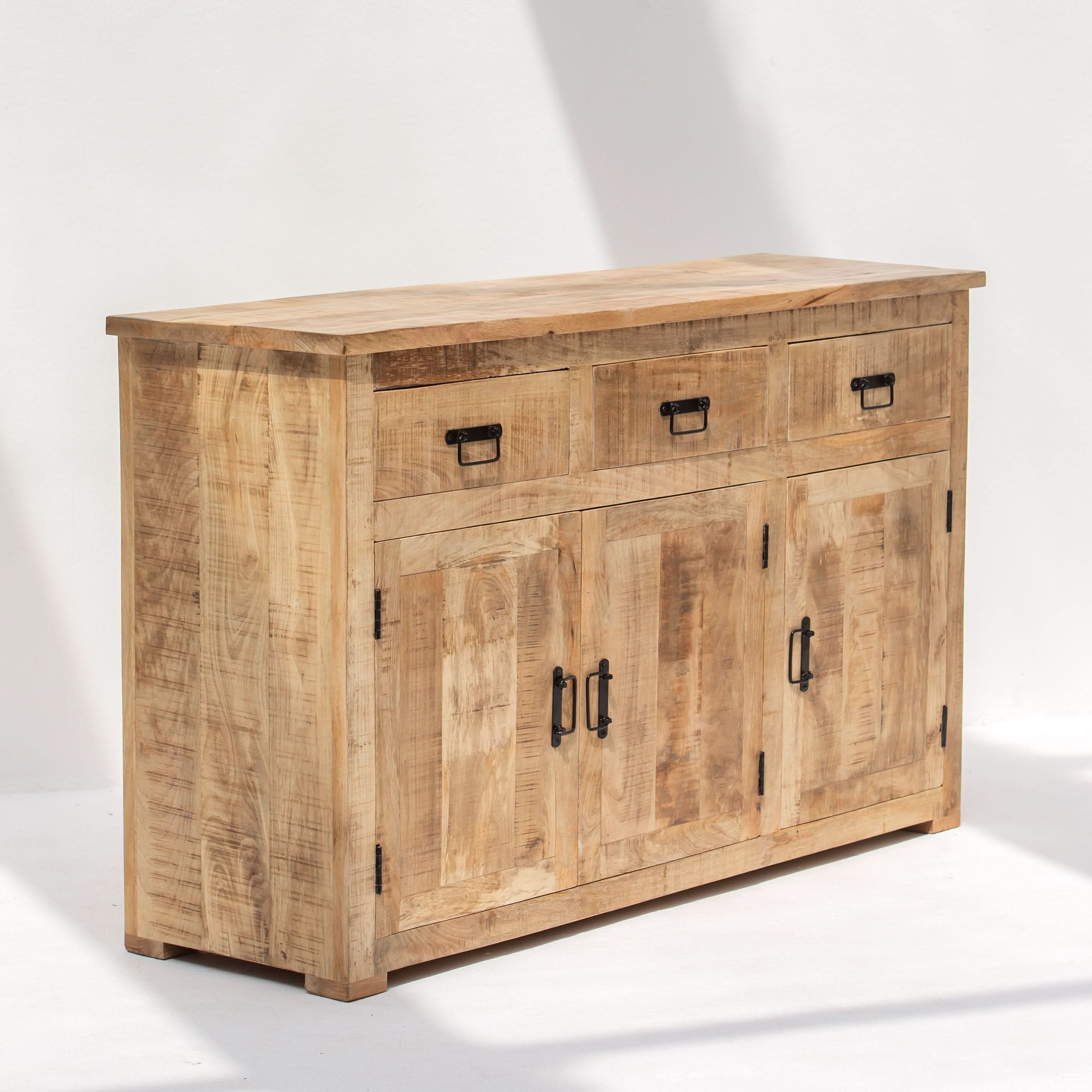 MANGOEDGE THREE DRAWER THREE DOOR SIDEBOARD - Art and craft furniture
