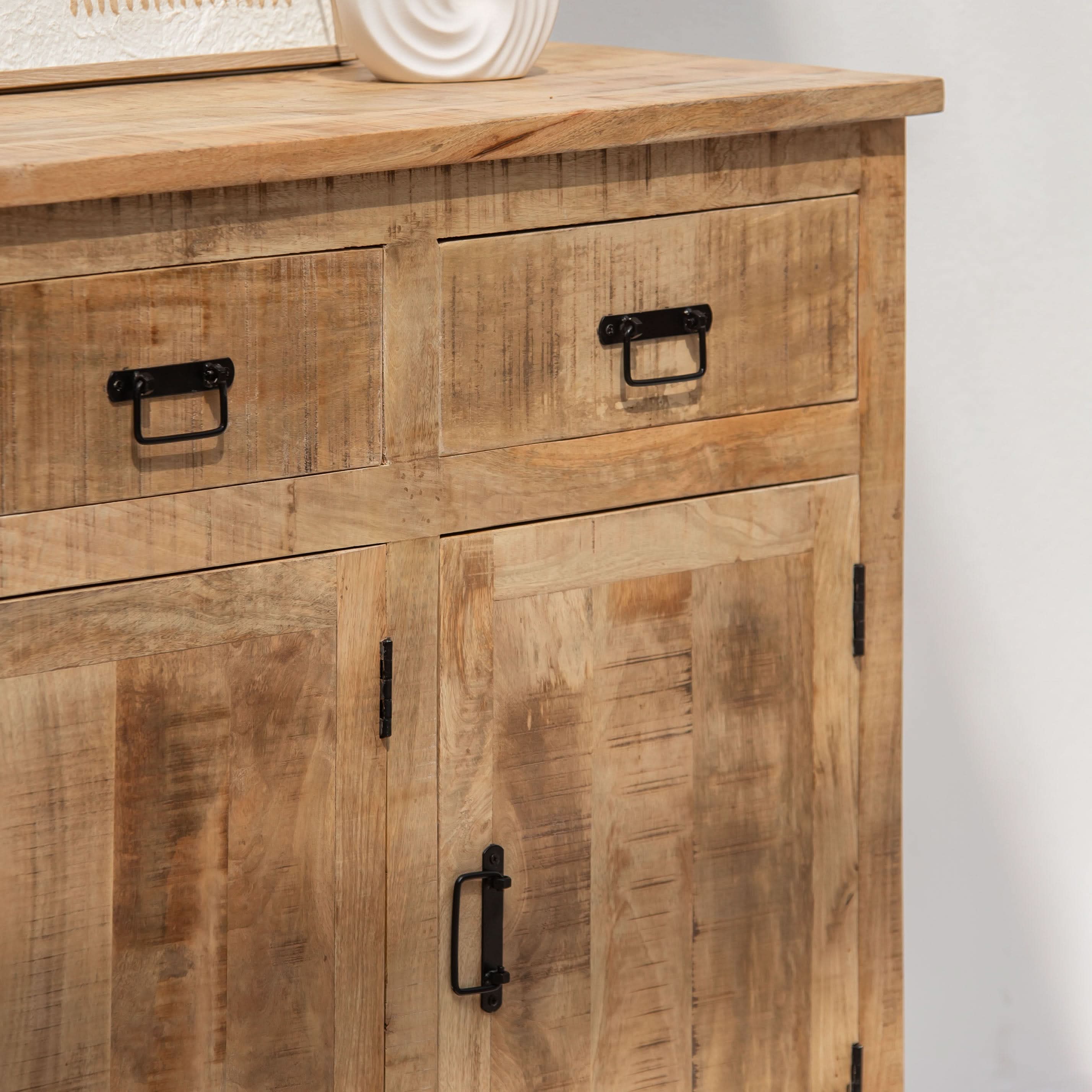 MANGOEDGE THREE DRAWER THREE DOOR SIDEBOARD - Art and craft furniture