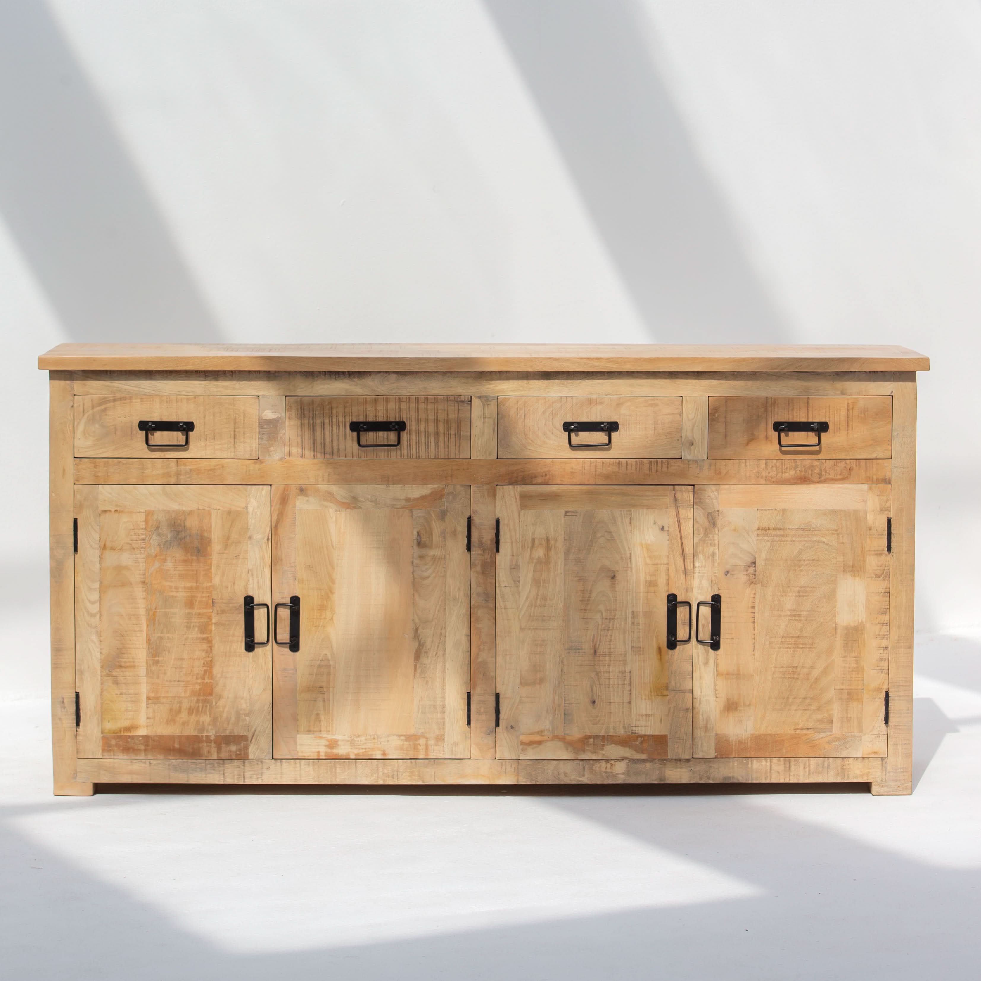 MANGOEDGE FOUR DRAWER FOUR DOOR SIDEBOARD - Art and craft furniture