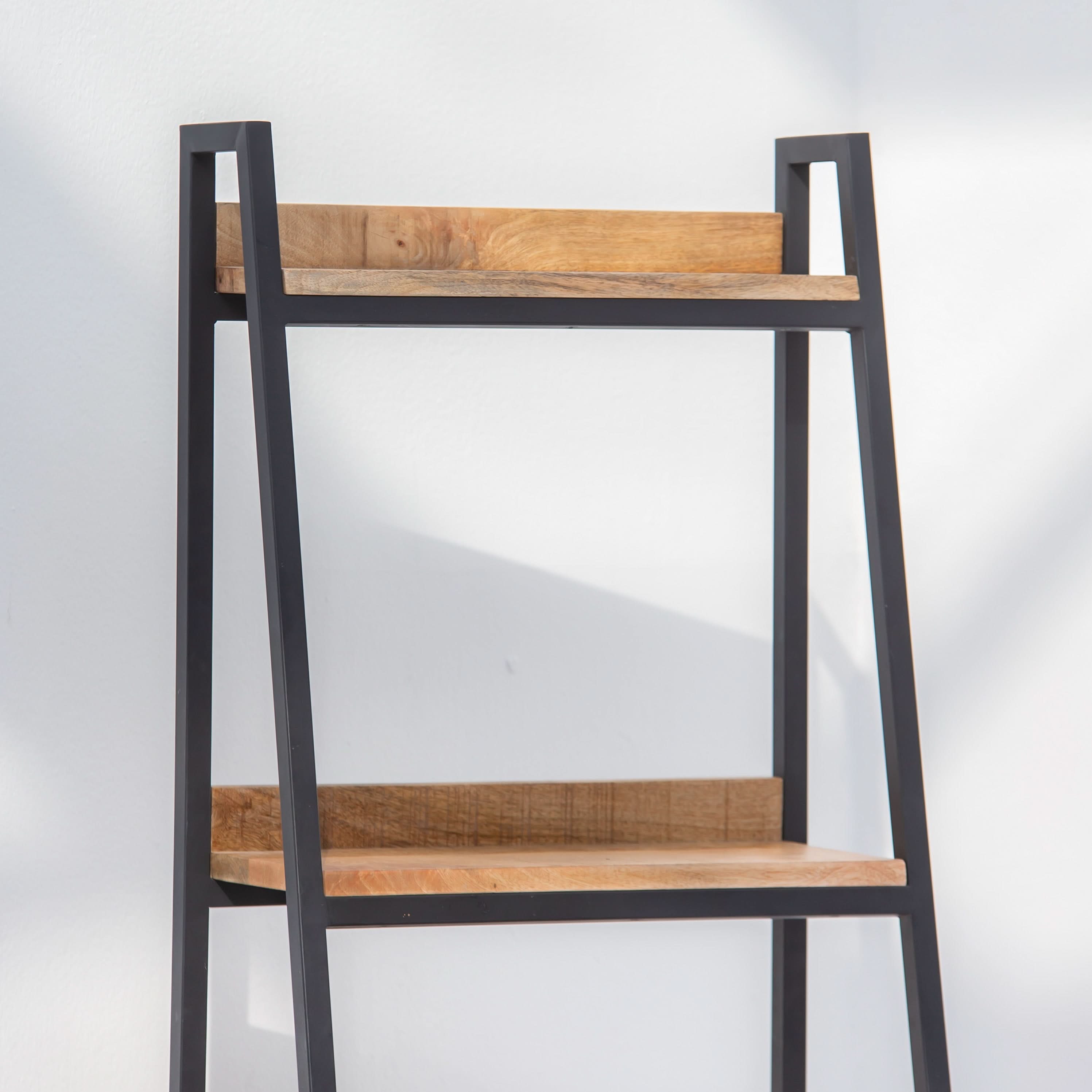 IRONIX WOODEN TWO DRAWER BOOKSHELF - Art and craft furniture