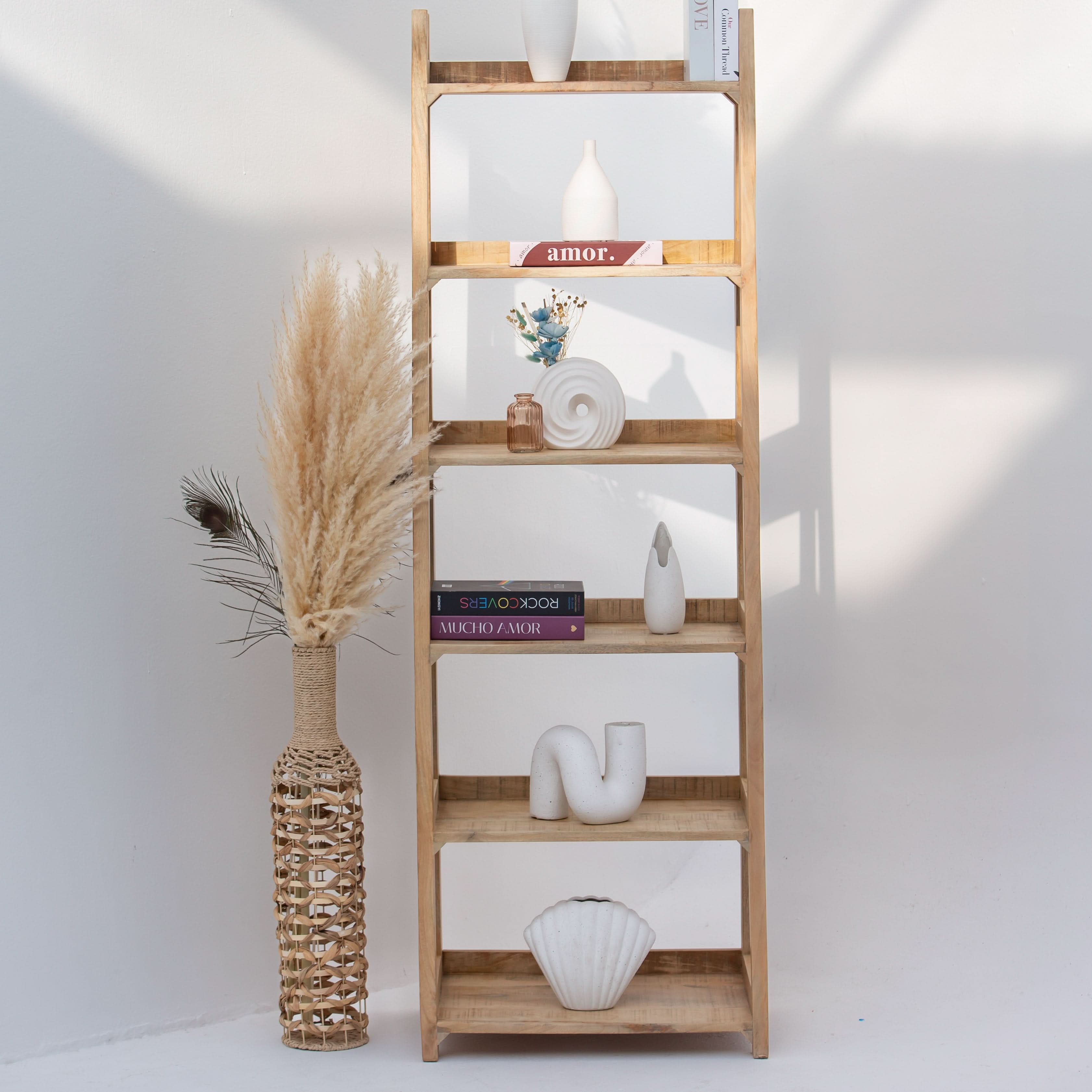 MANGOEDGE WOODEN BOOKSHELF - Art and craft furniture