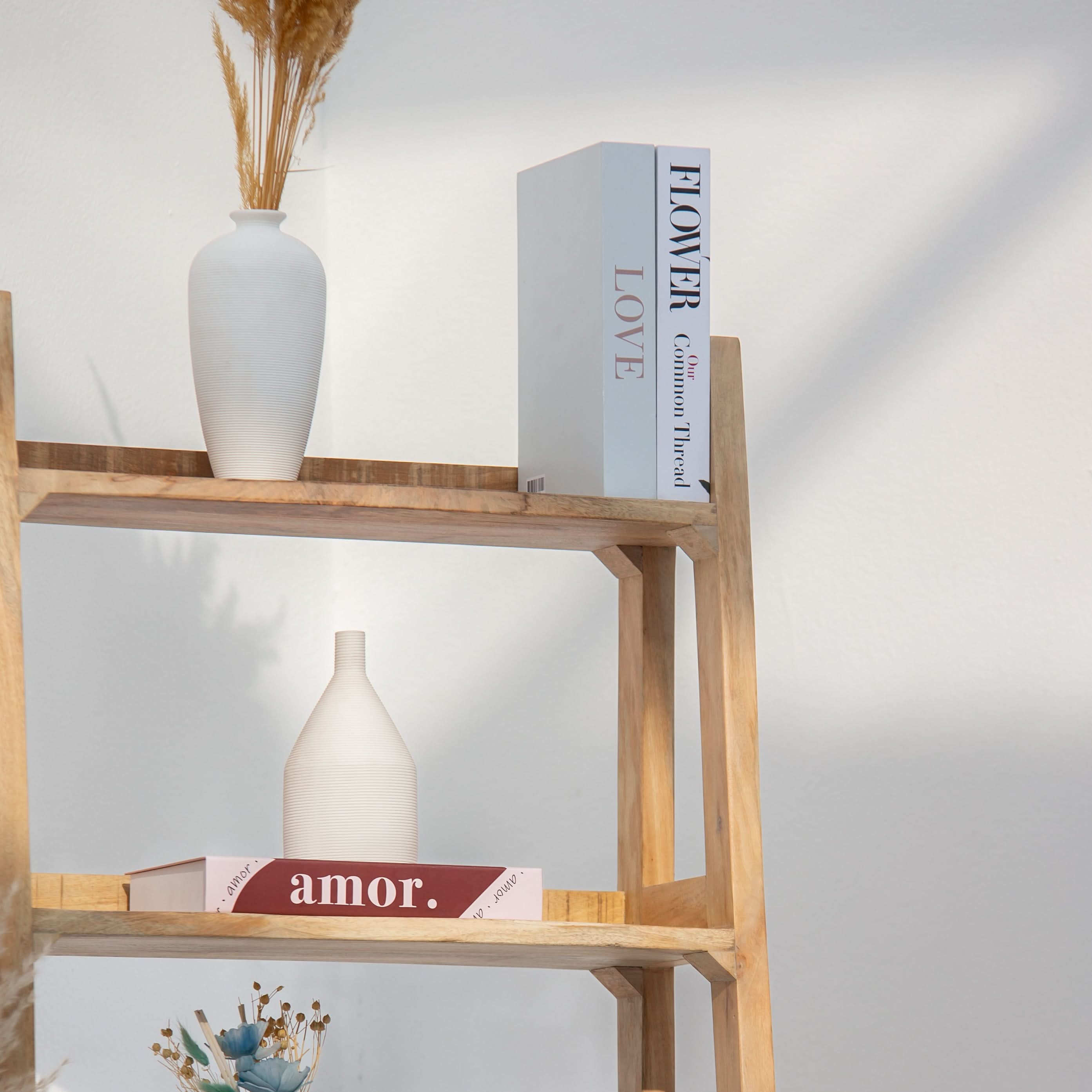 MANGOEDGE WOODEN BOOKSHELF - Art and craft furniture