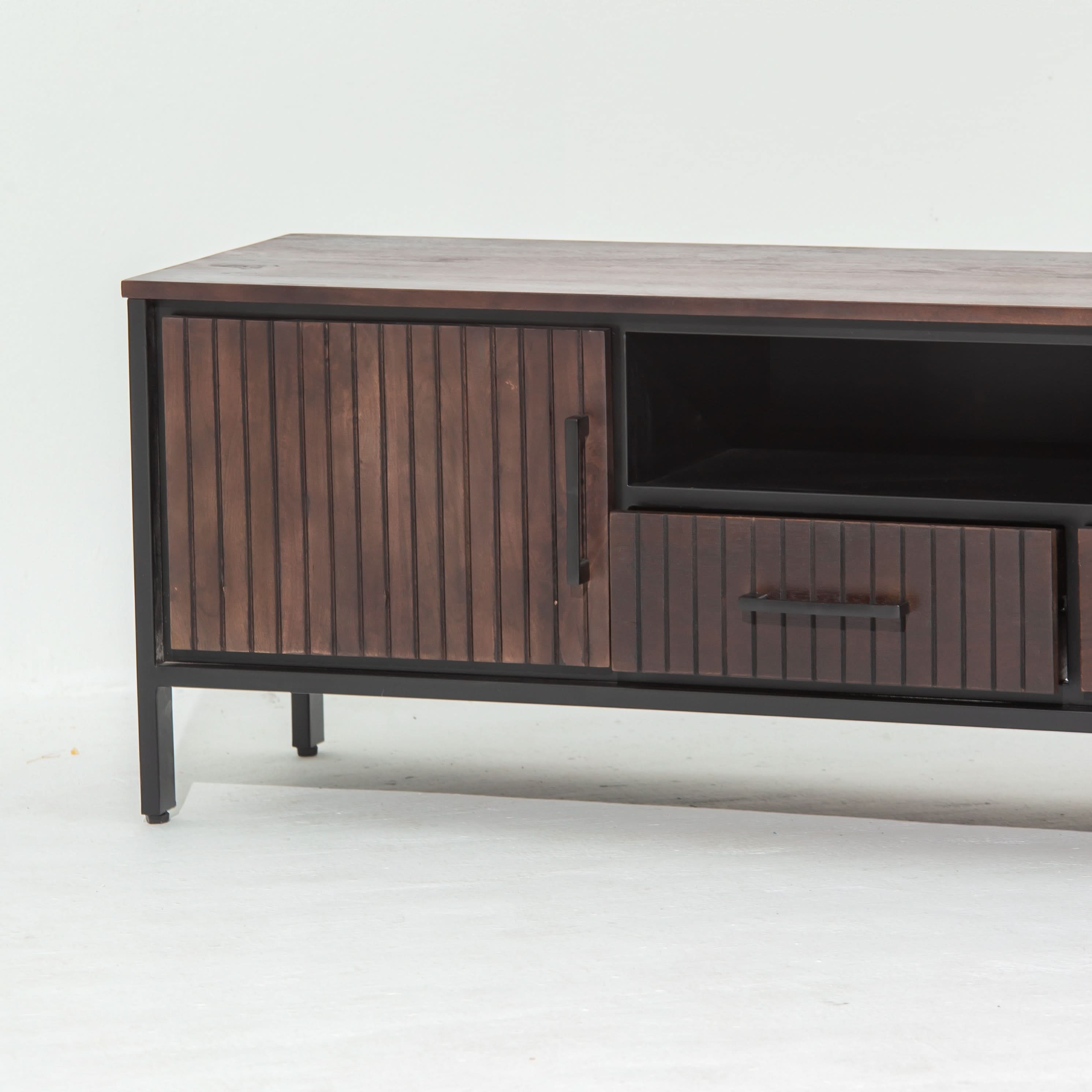 DANISH WOODEN TV STAND - Art and craft furniture