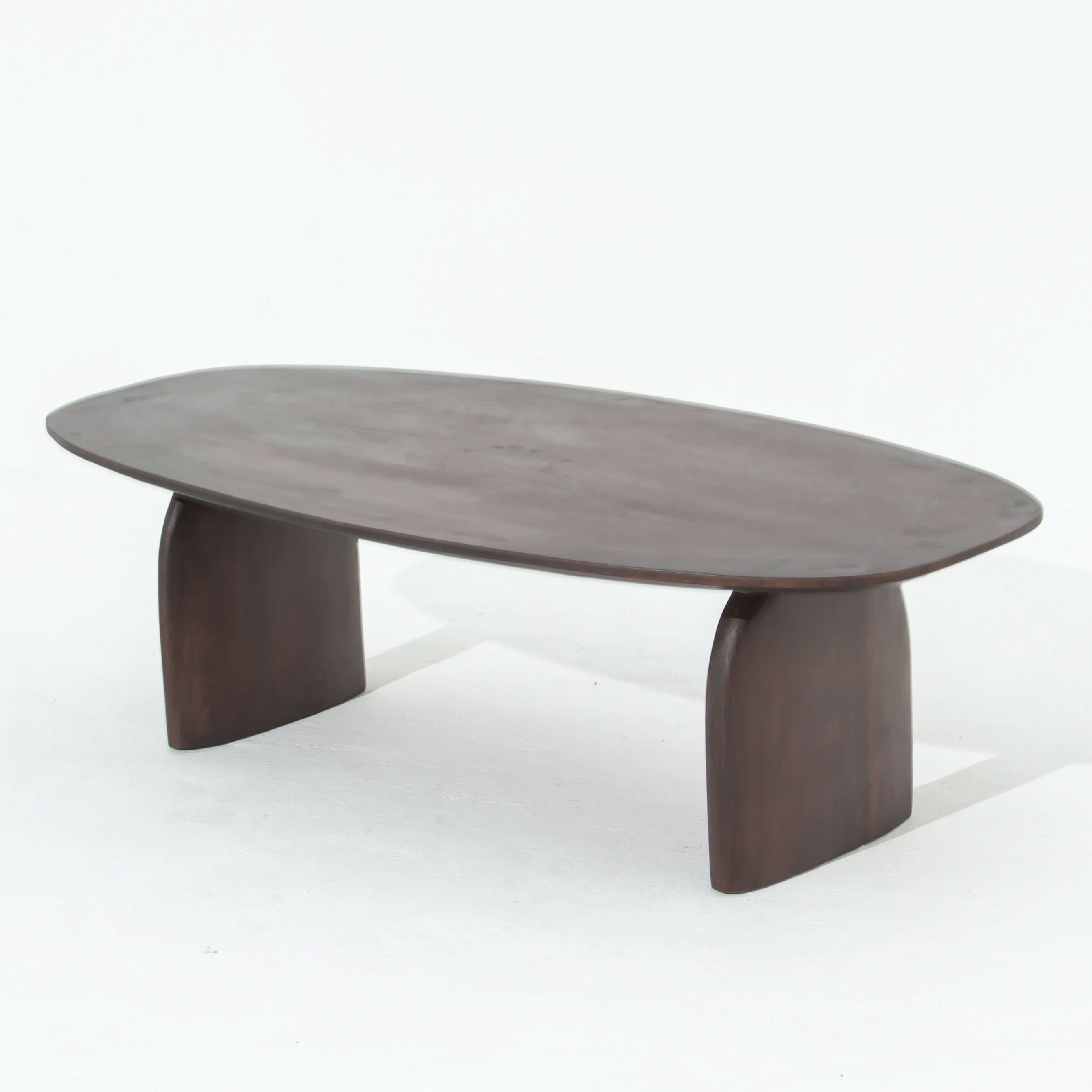 DANISH OVAL SHAPE COFFEE TABLE - Art and craft furniture