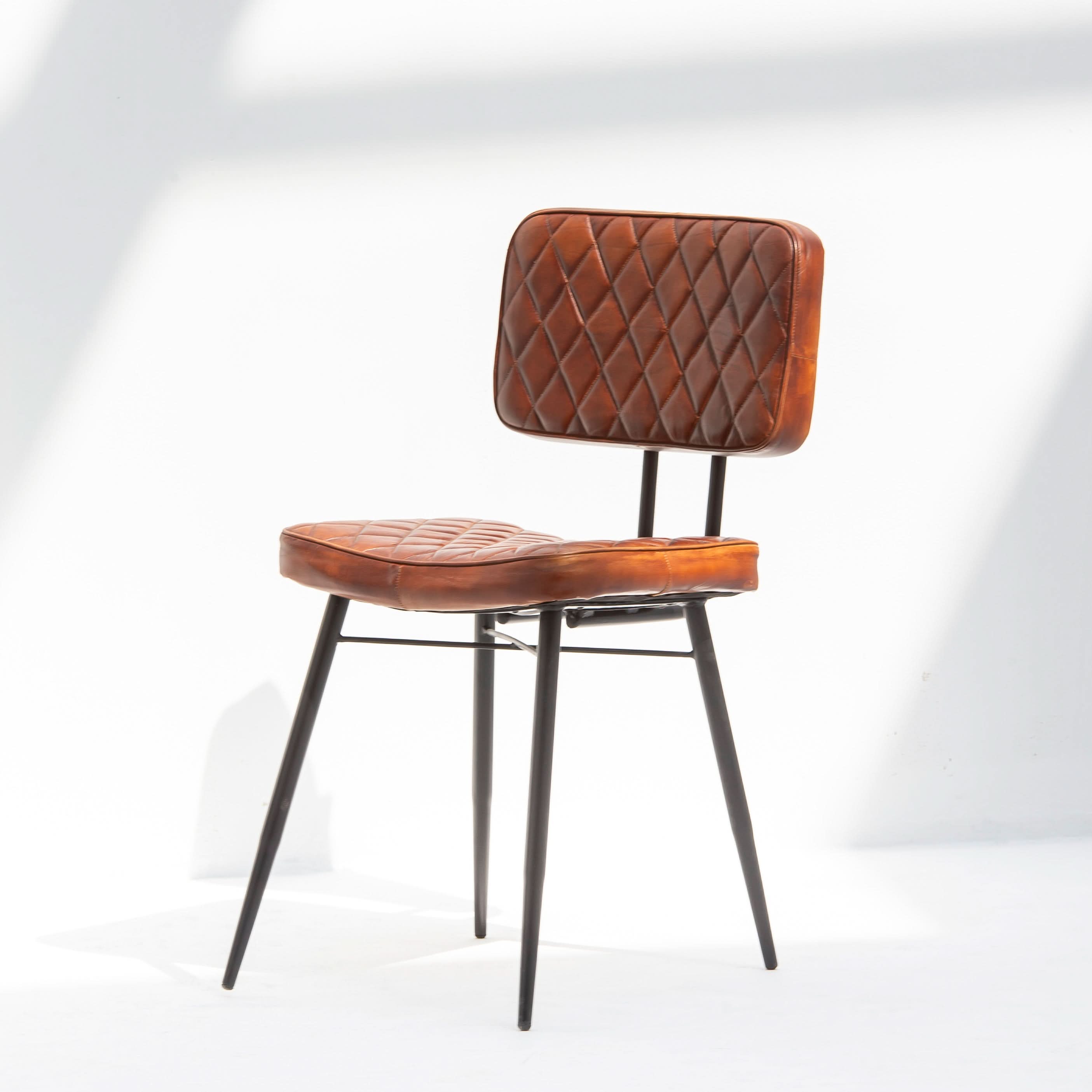THE SOVEREIGN LEATHER CHAIR - Art and craft furniture
