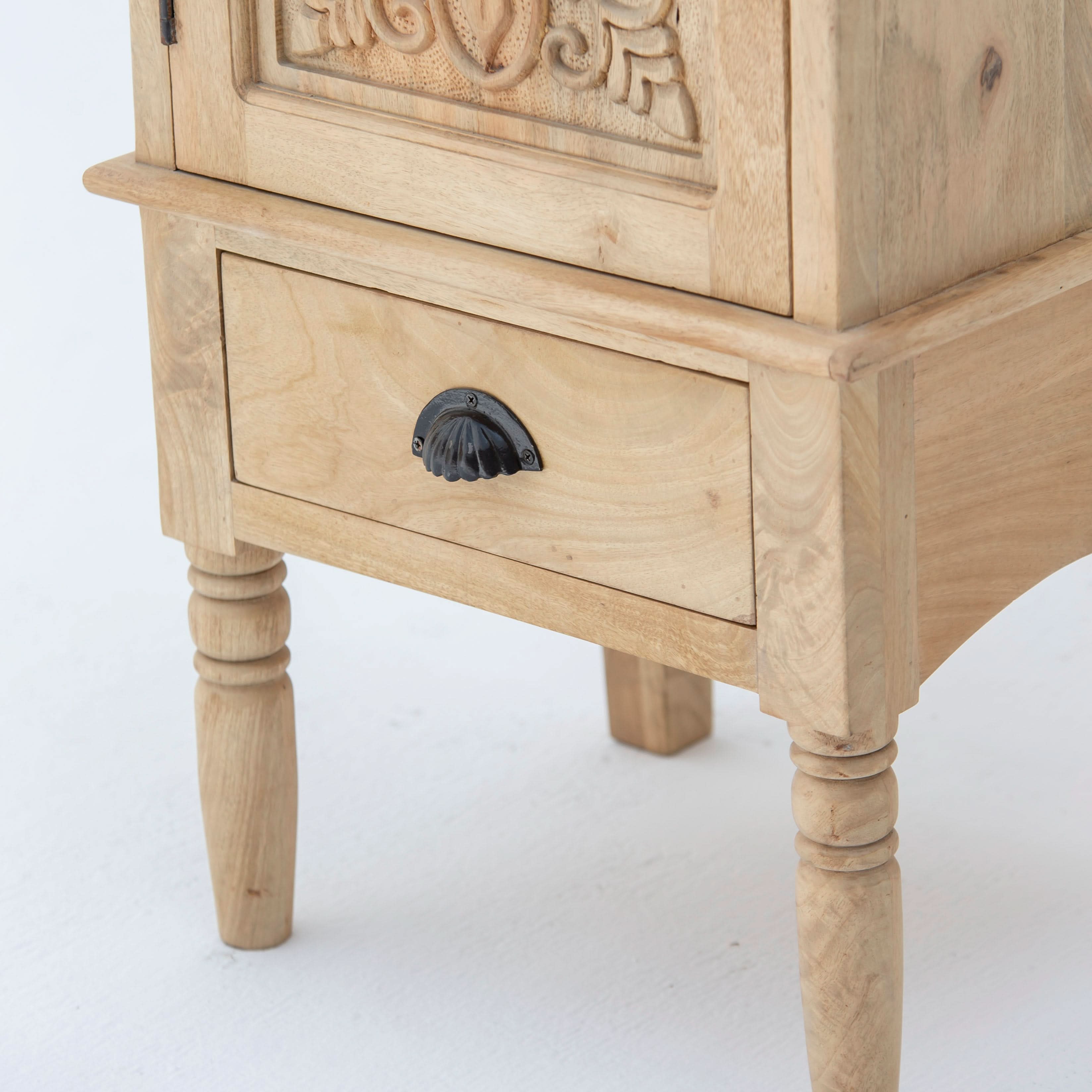 CAIRO CLASSIC ONE DOOR WOODEN CABINET - Art and craft furniture