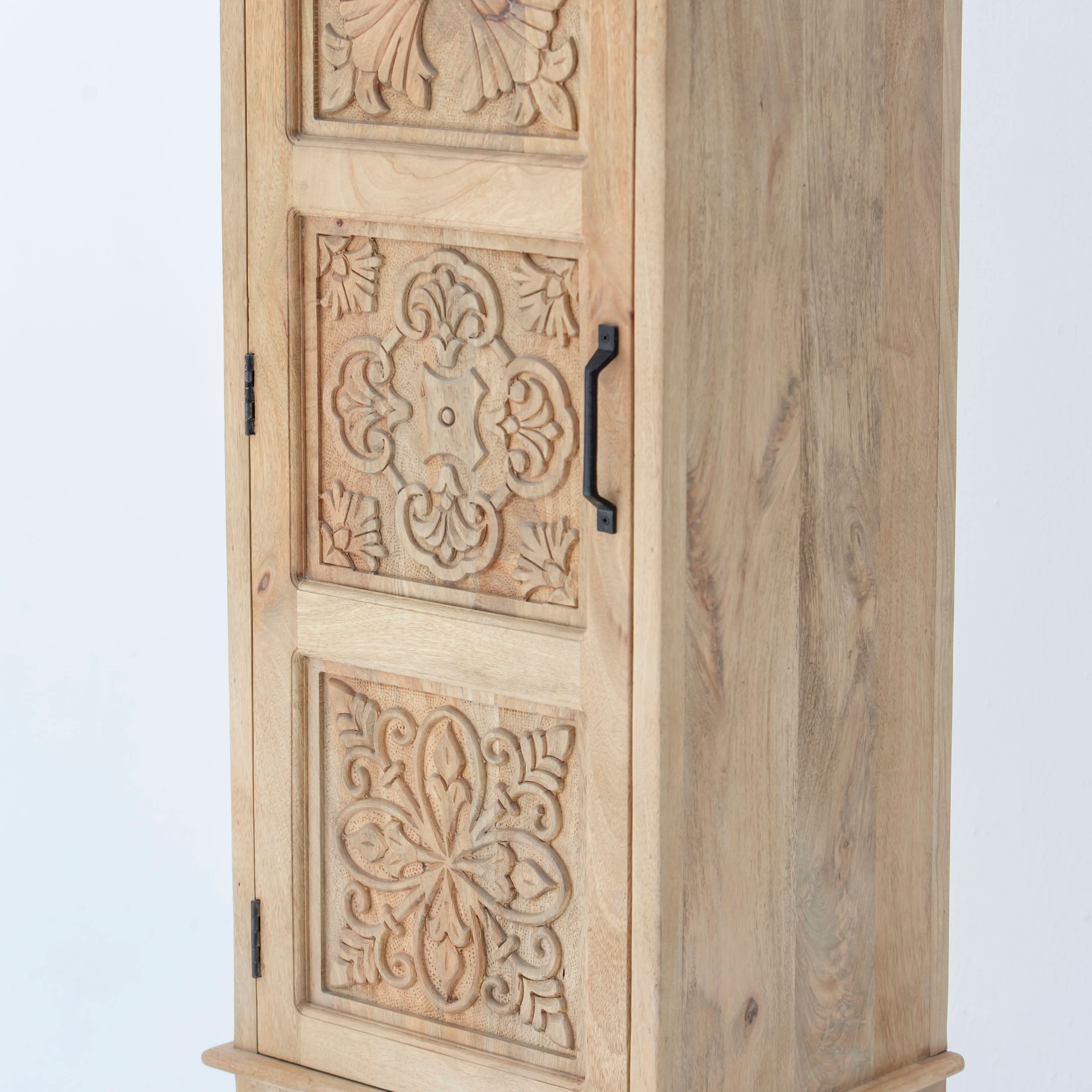 CAIRO CLASSIC ONE DOOR WOODEN CABINET - Art and craft furniture