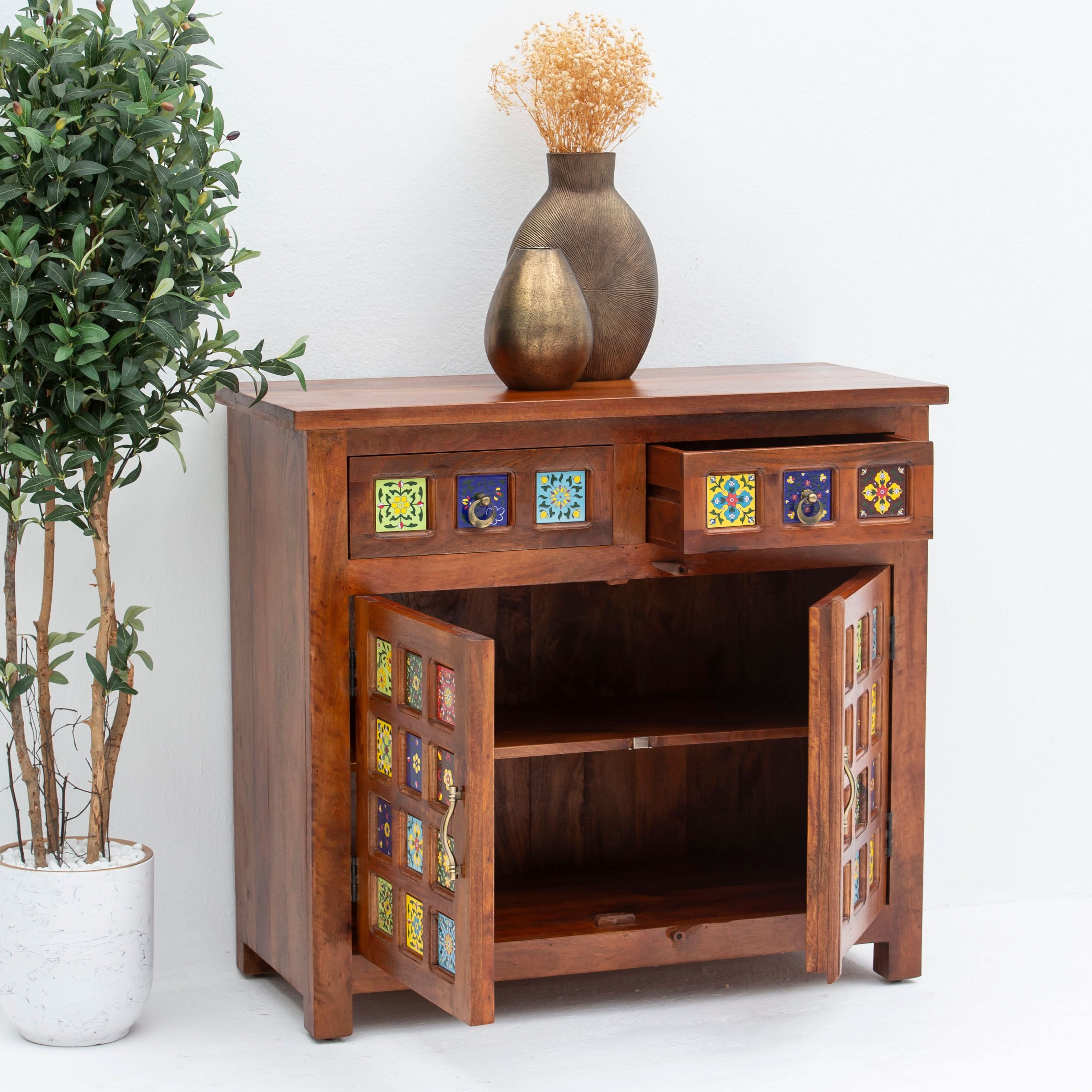 SHESTILE WDN TILE FTD SIDEBOARD - Art and craft furniture