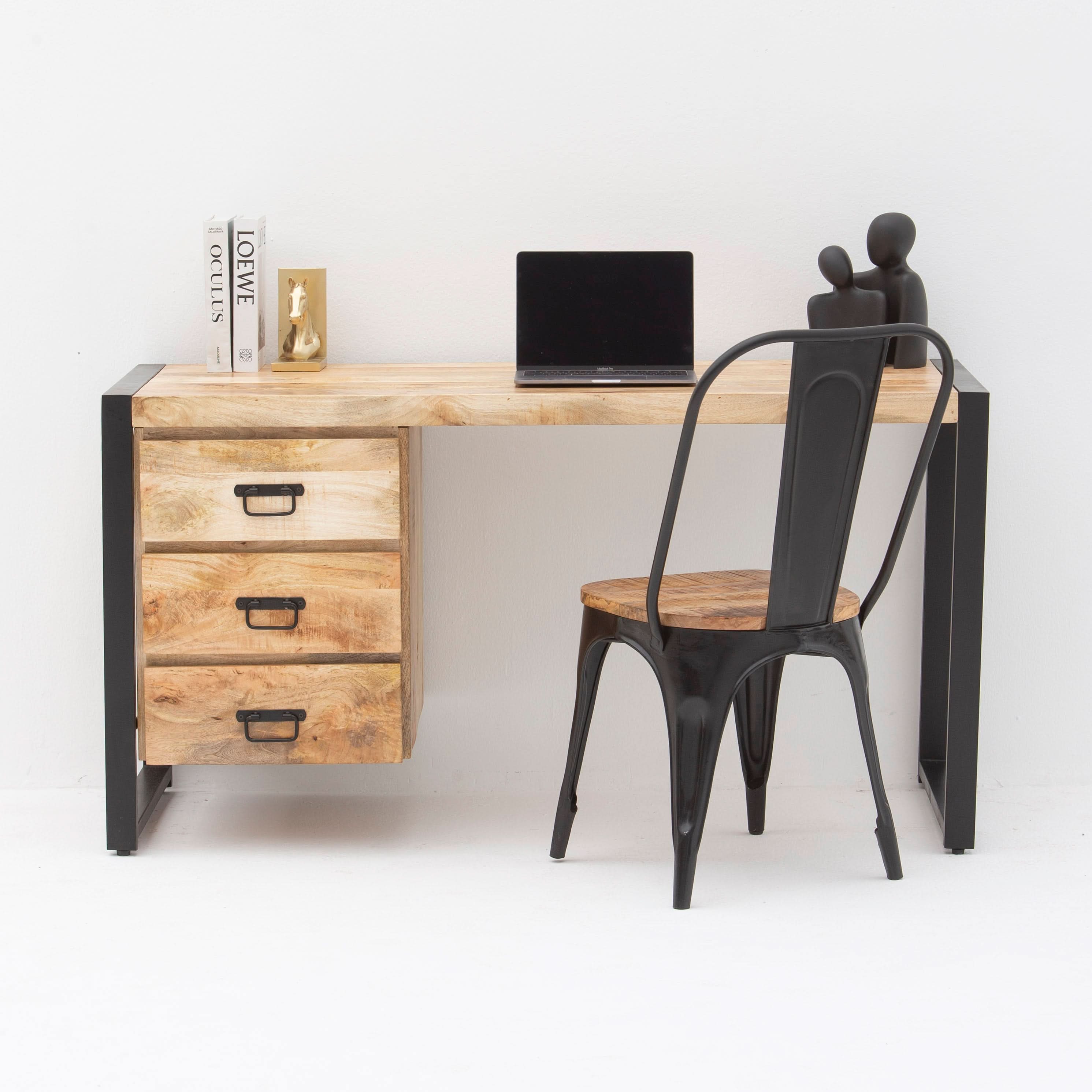 OSLO STUDY DESK THREE DRAWER - Art and craft furniture