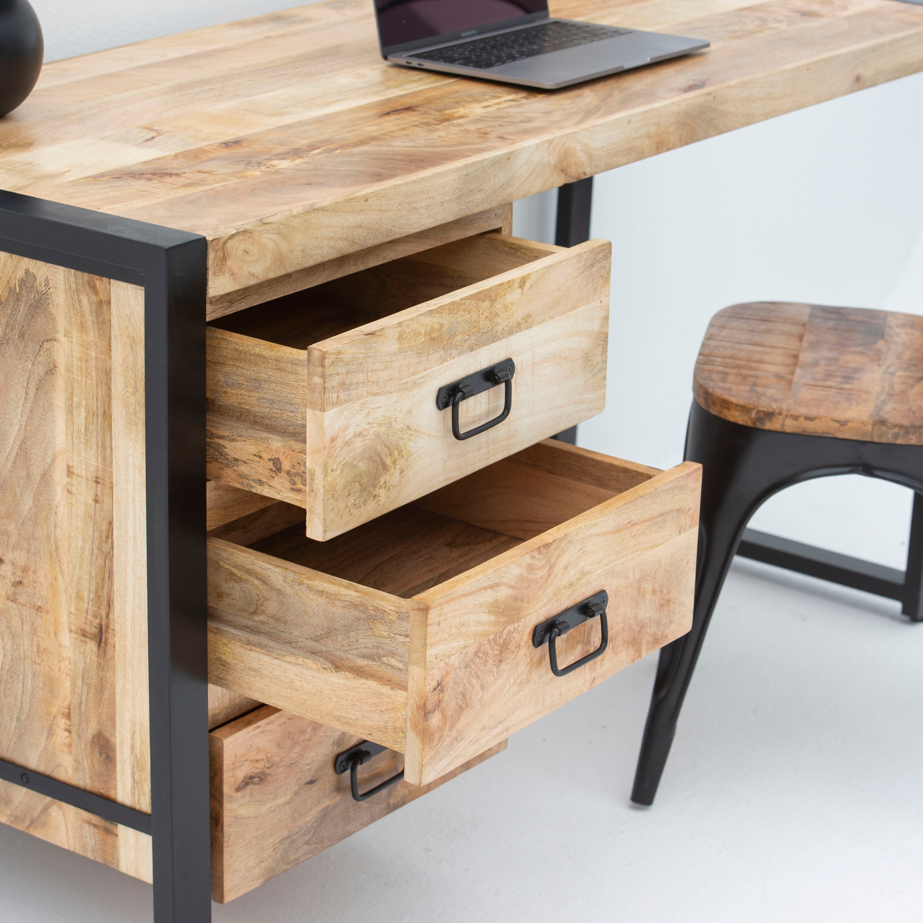 OSLO STUDY DESK THREE DRAWER - Art and craft furniture