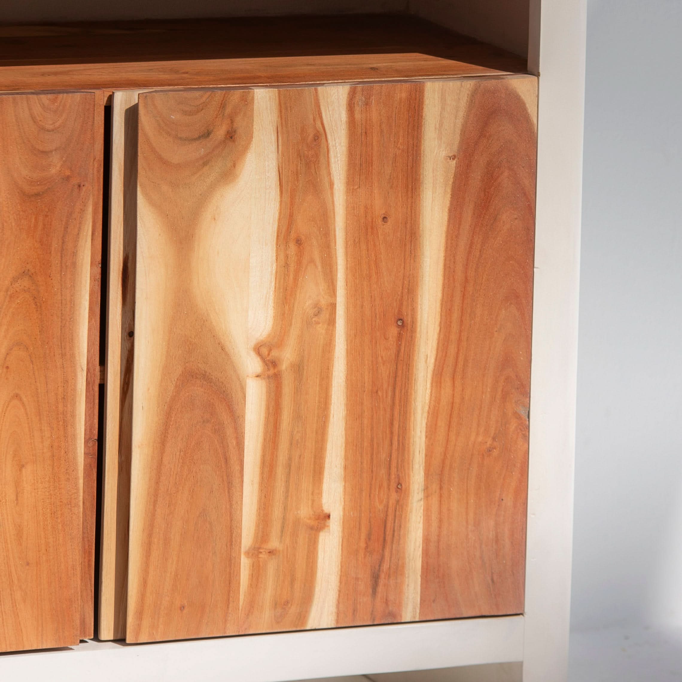 NATURA CURVE WOODEN CABINET - Art and craft furniture