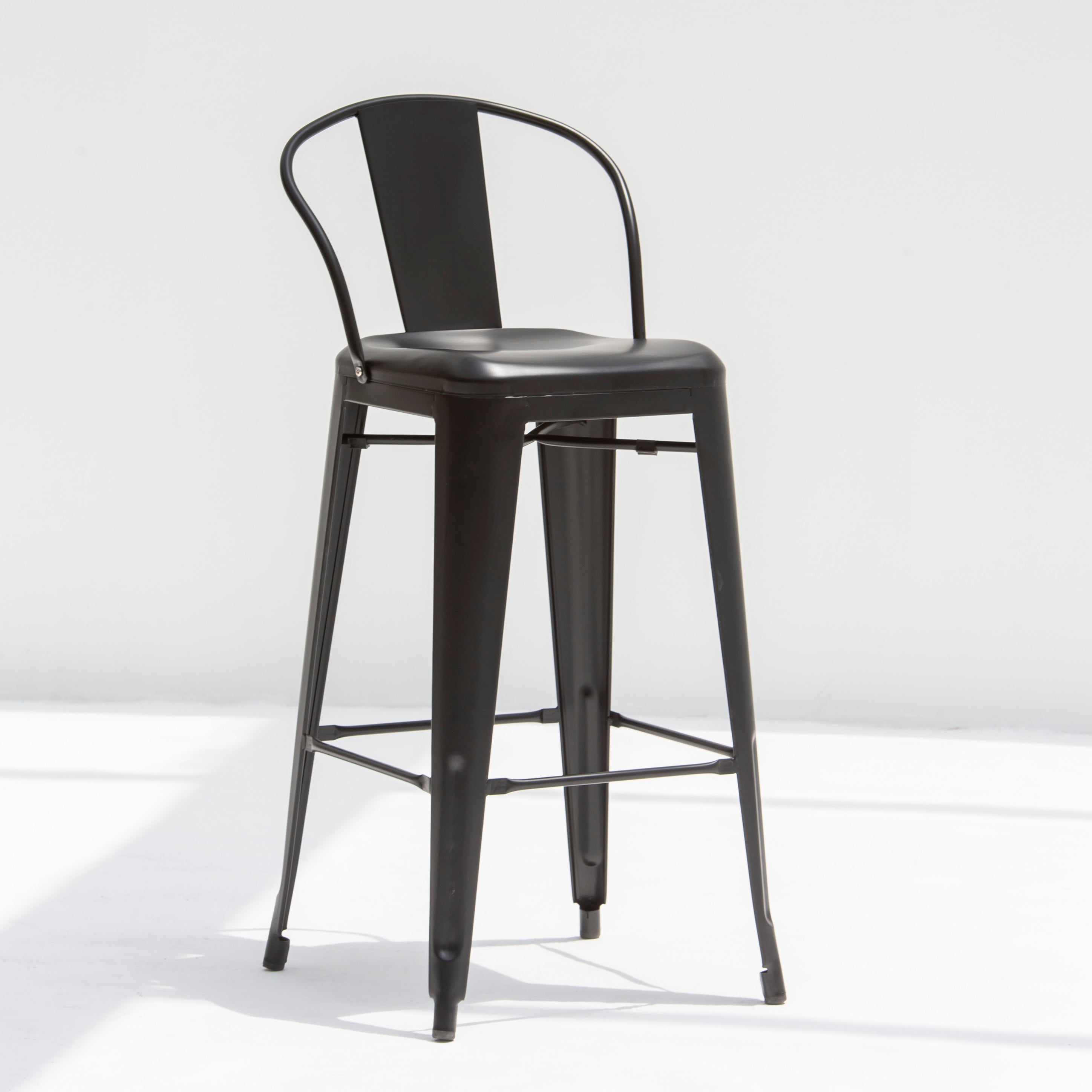 FORGE BLACK METAL BAR CHAIR - Art and craft furniture