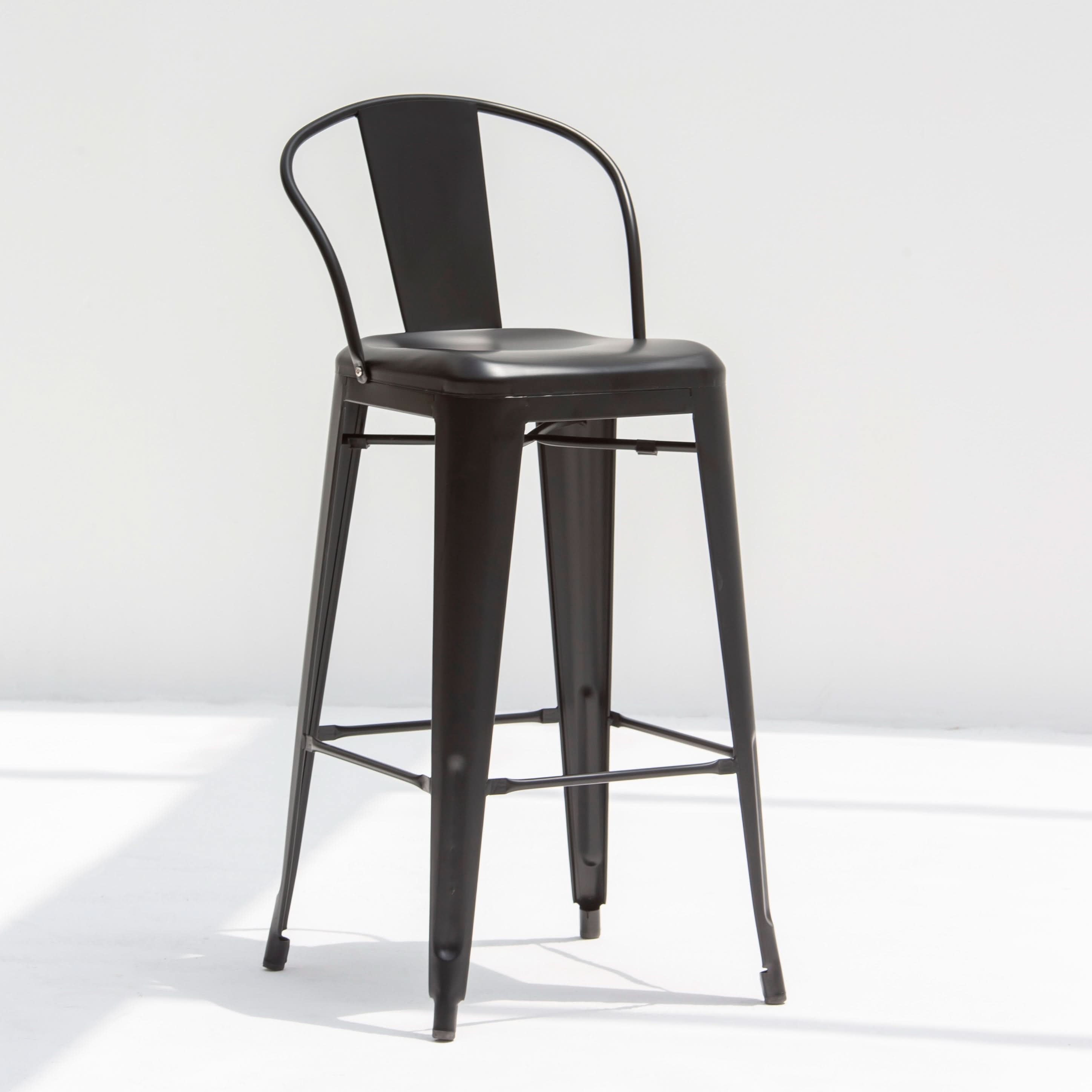 FORGE BLACK METAL BAR CHAIR - Art and craft furniture