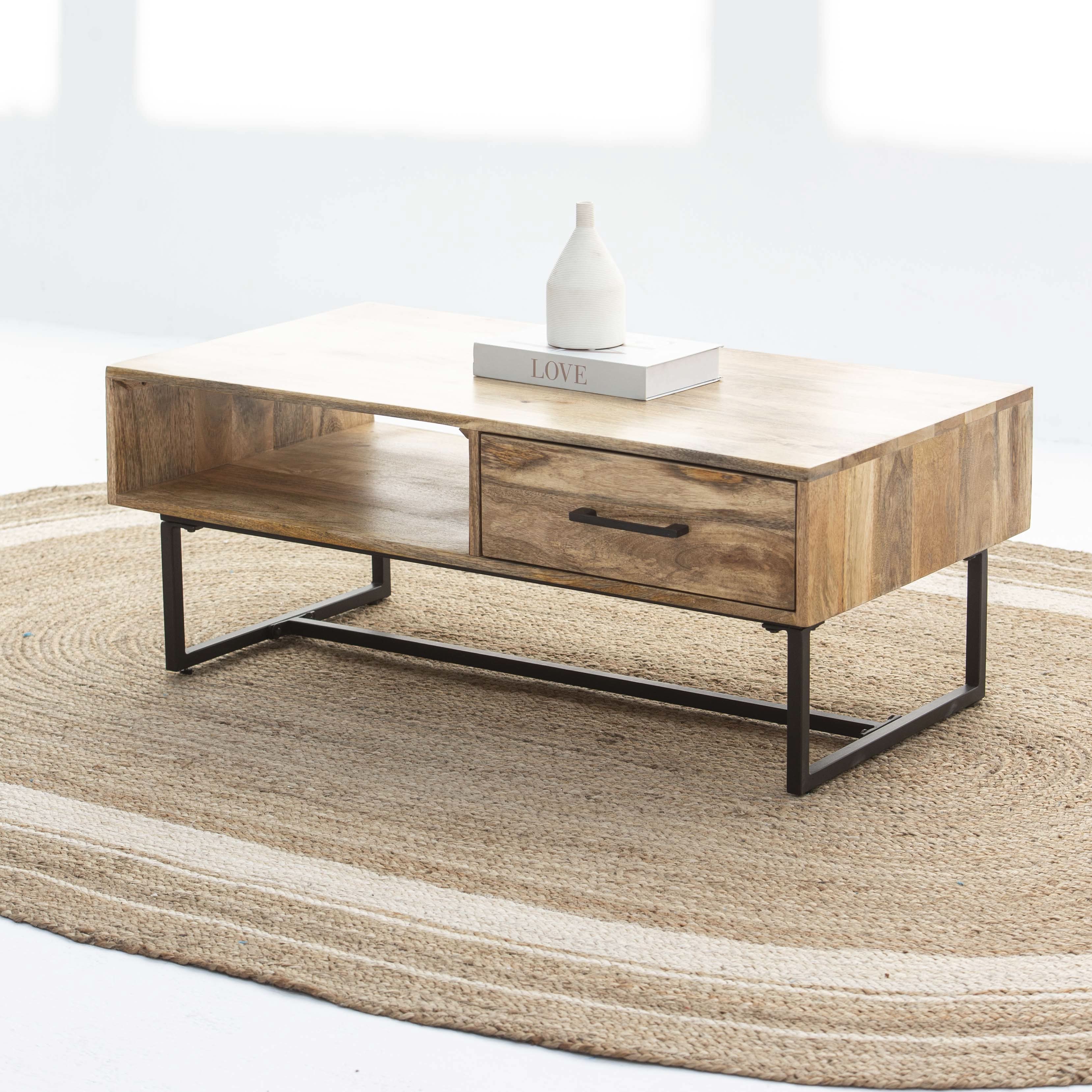 IRONIX ONE DRAWER COFFEE TABLE - Art and craft furniture