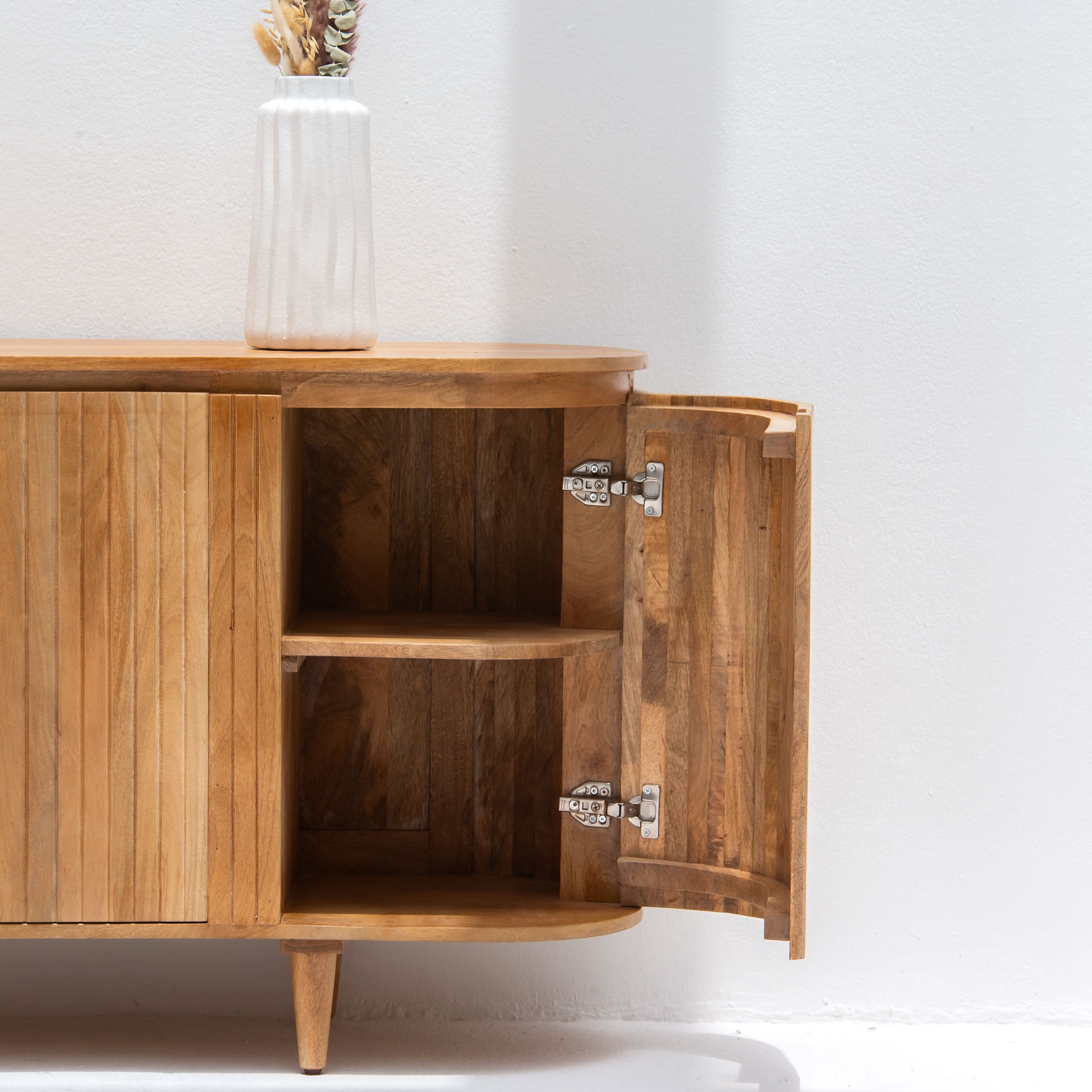 RIVIERA HALF ROUND SIDEBOARD - Art and craft furniture