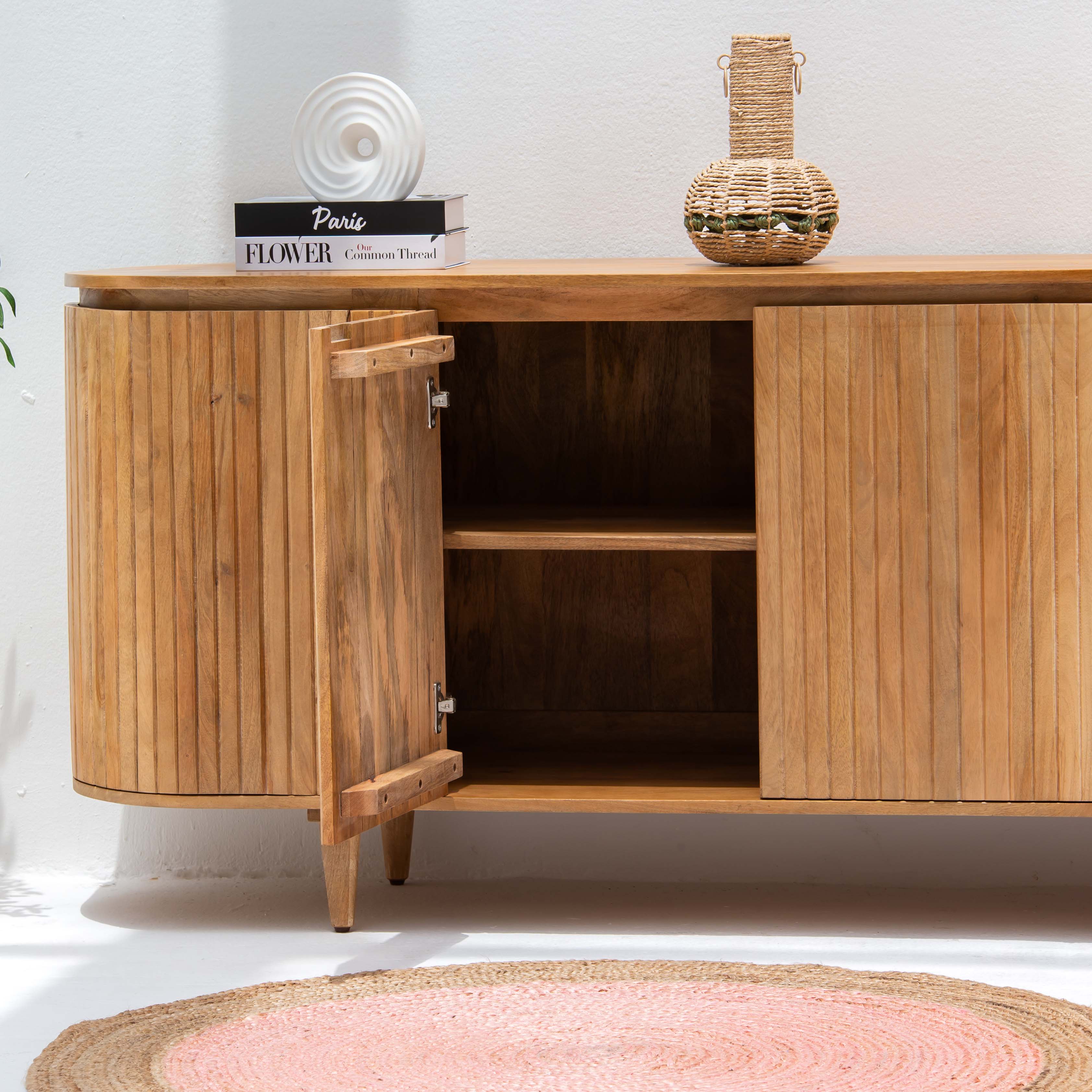RIVIERA HALF ROUND SIDEBOARD - Art and craft furniture