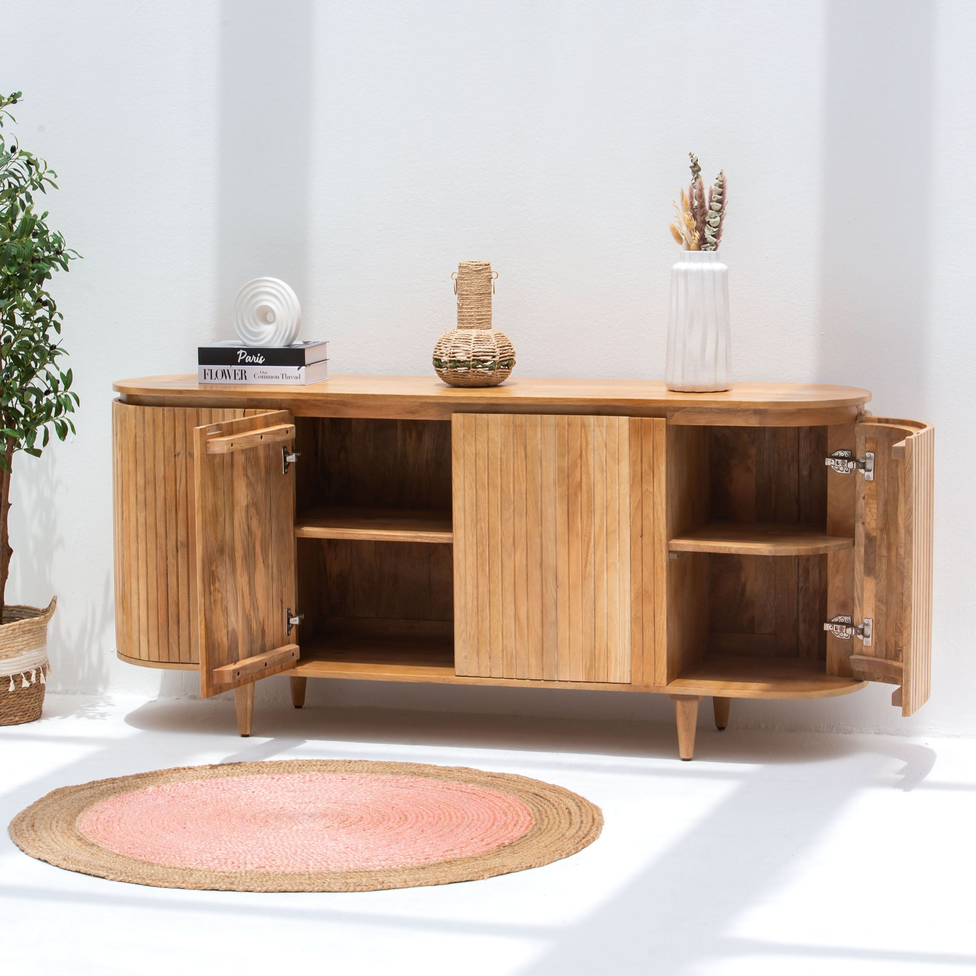 RIVIERA HALF ROUND SIDEBOARD - Art and craft furniture