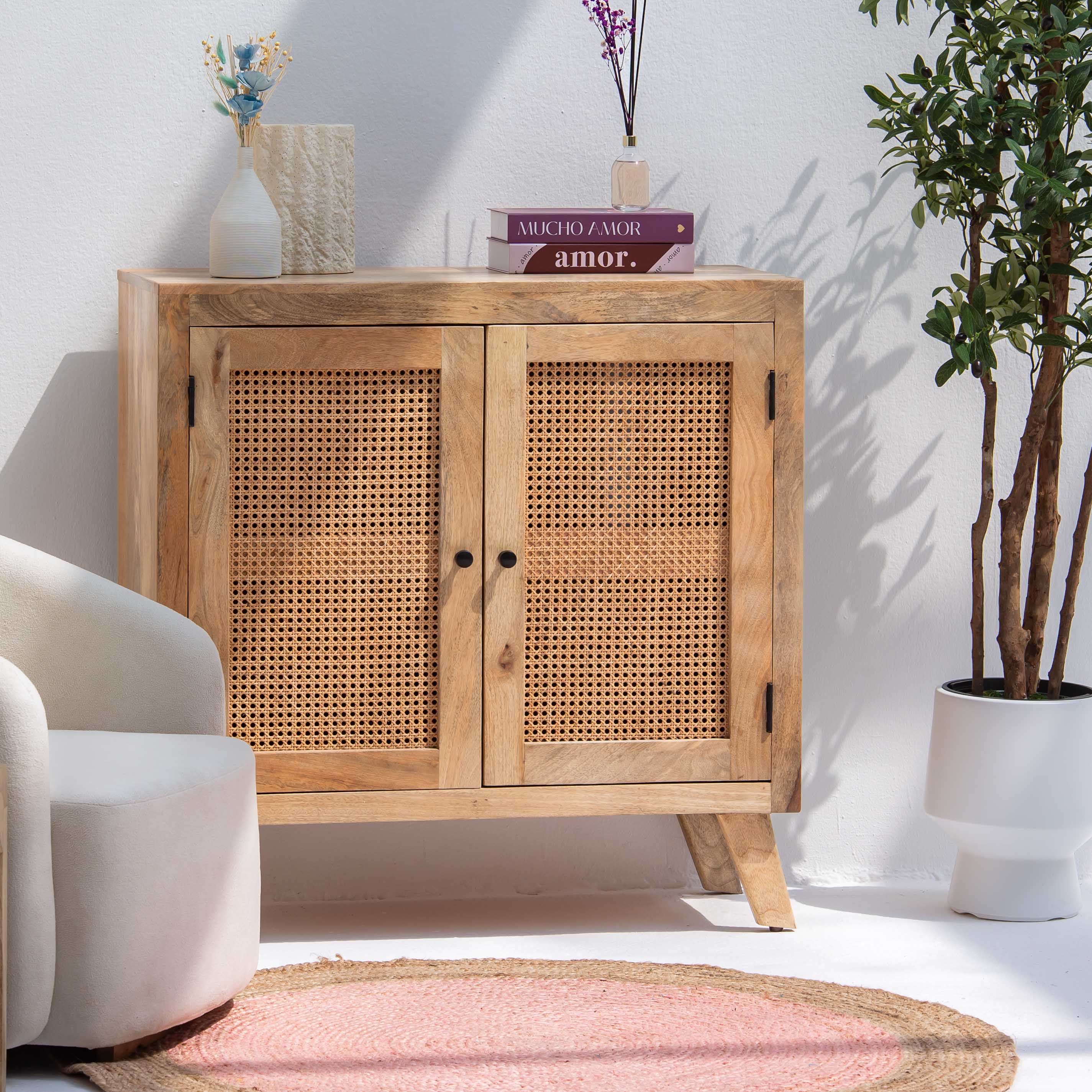 CANOVA RATTAN TWO DOOR SIDEBOARD - Art and craft furniture
