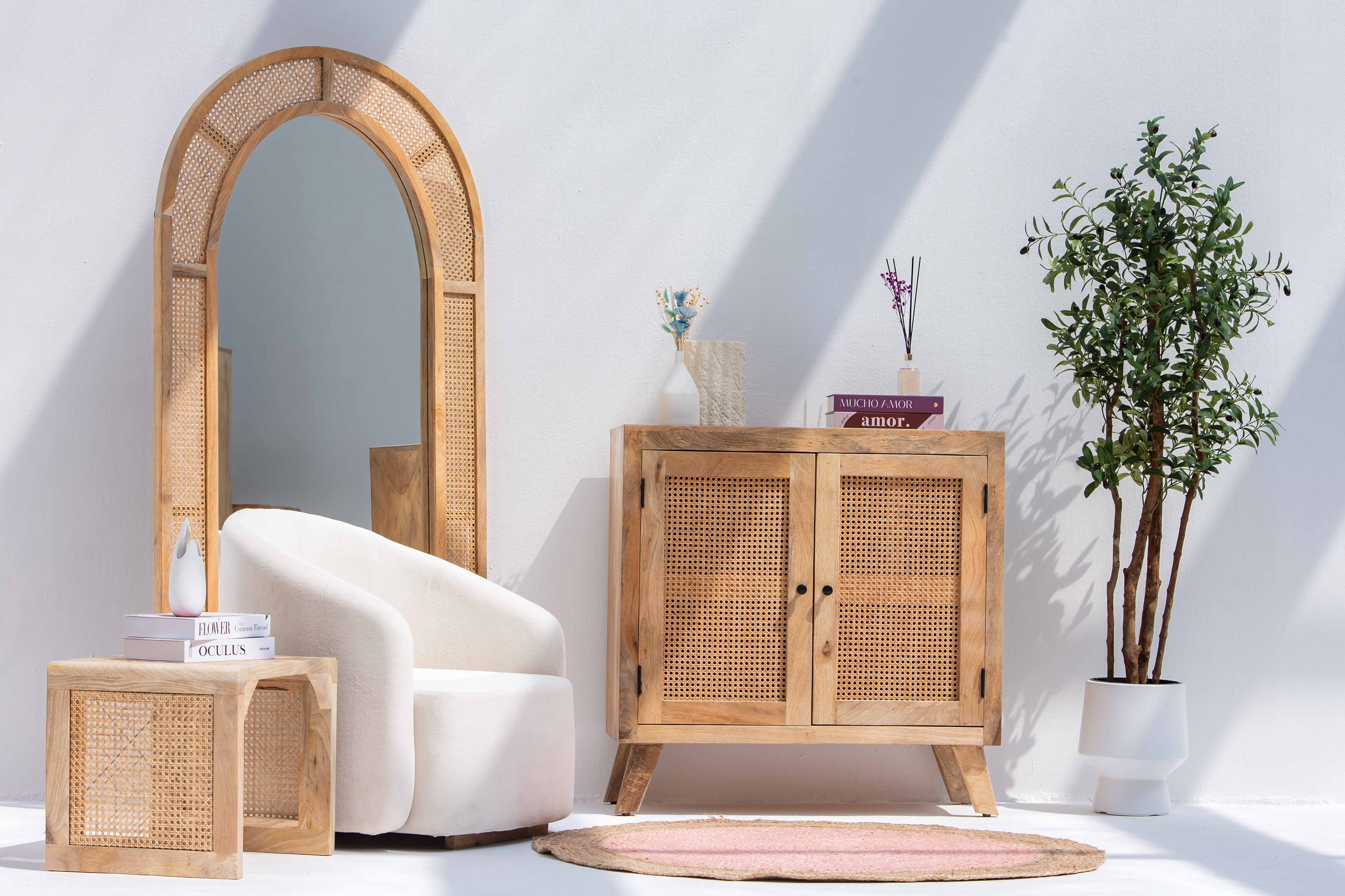 CANOVA RATTAN TWO DOOR SIDEBOARD - Art and craft furniture