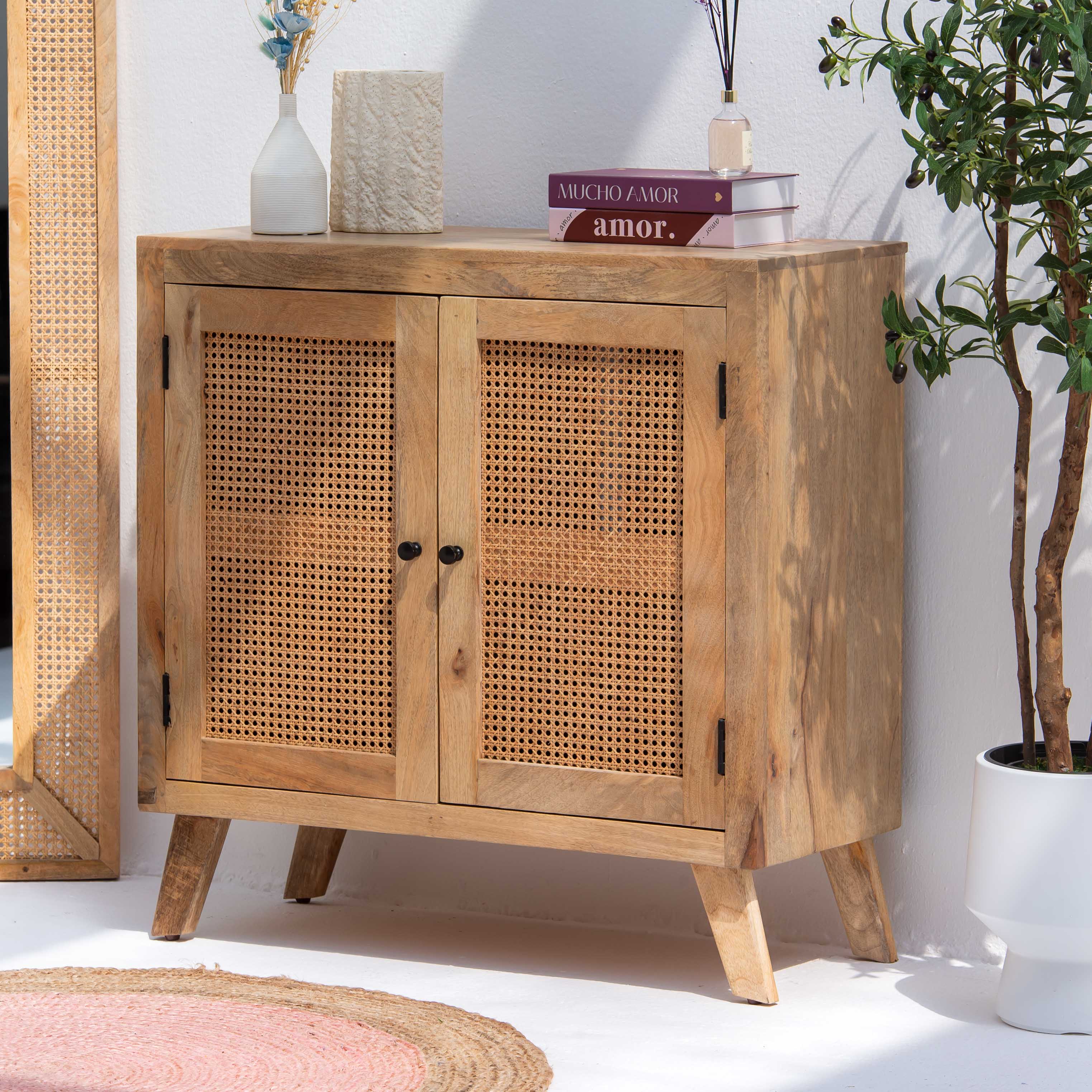 CANOVA RATTAN TWO DOOR SIDEBOARD - Art and craft furniture