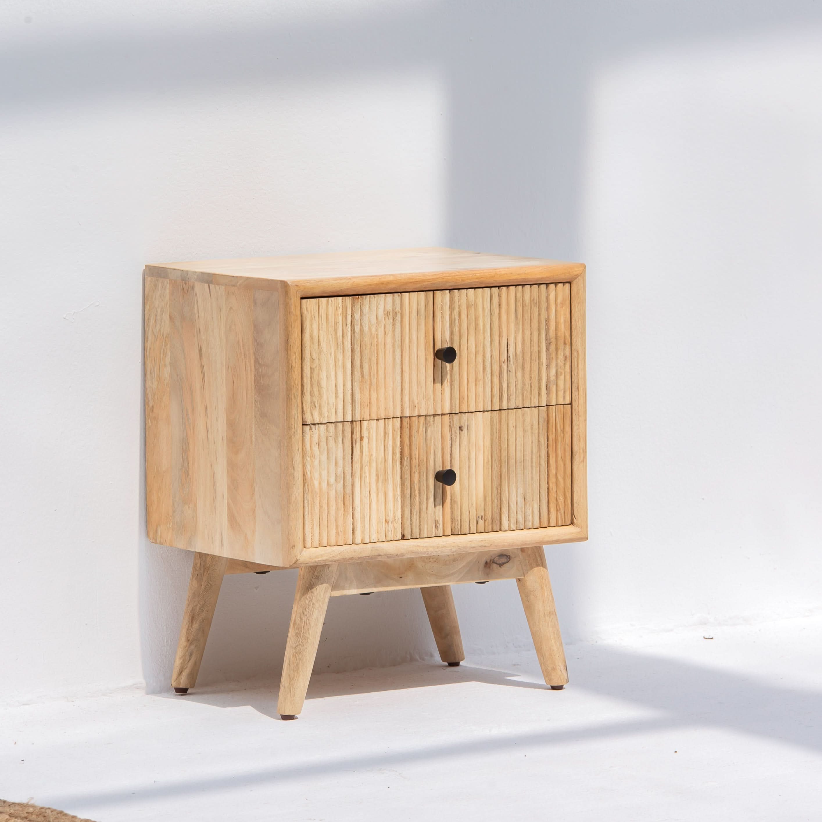 LUWIN LINING TWO DRAWER NIGHTSTAND - Art and craft furniture