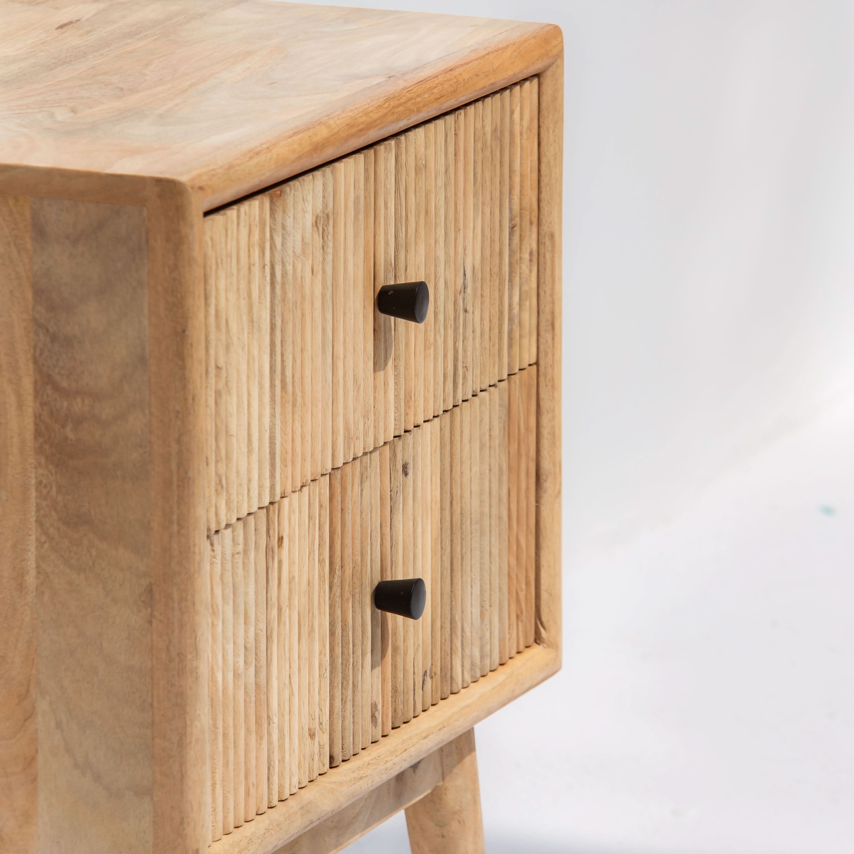 LUWIN LINING TWO DRAWER NIGHTSTAND - Art and craft furniture