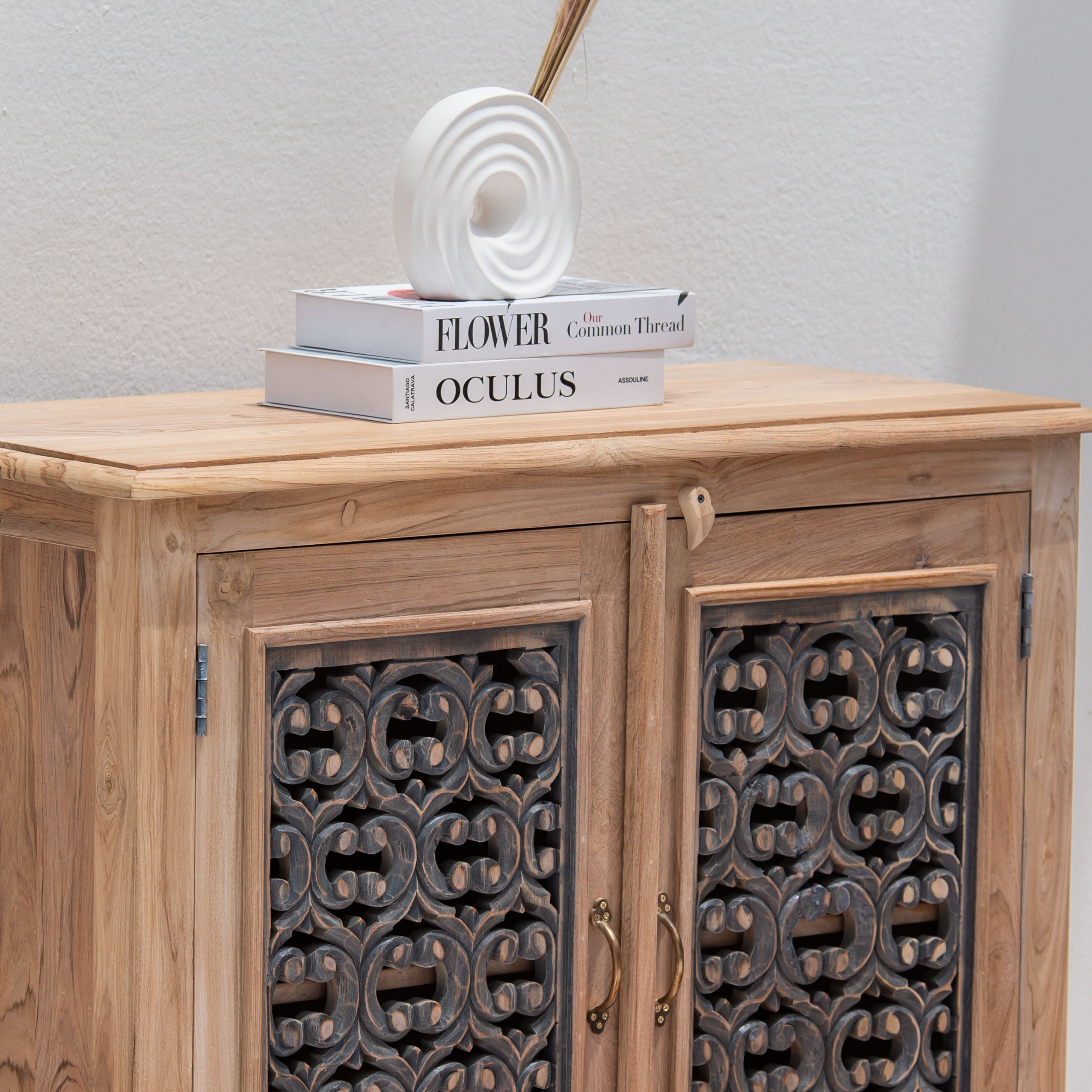 CHARLORE WOODEN TWO DOOR SIDEBOARD