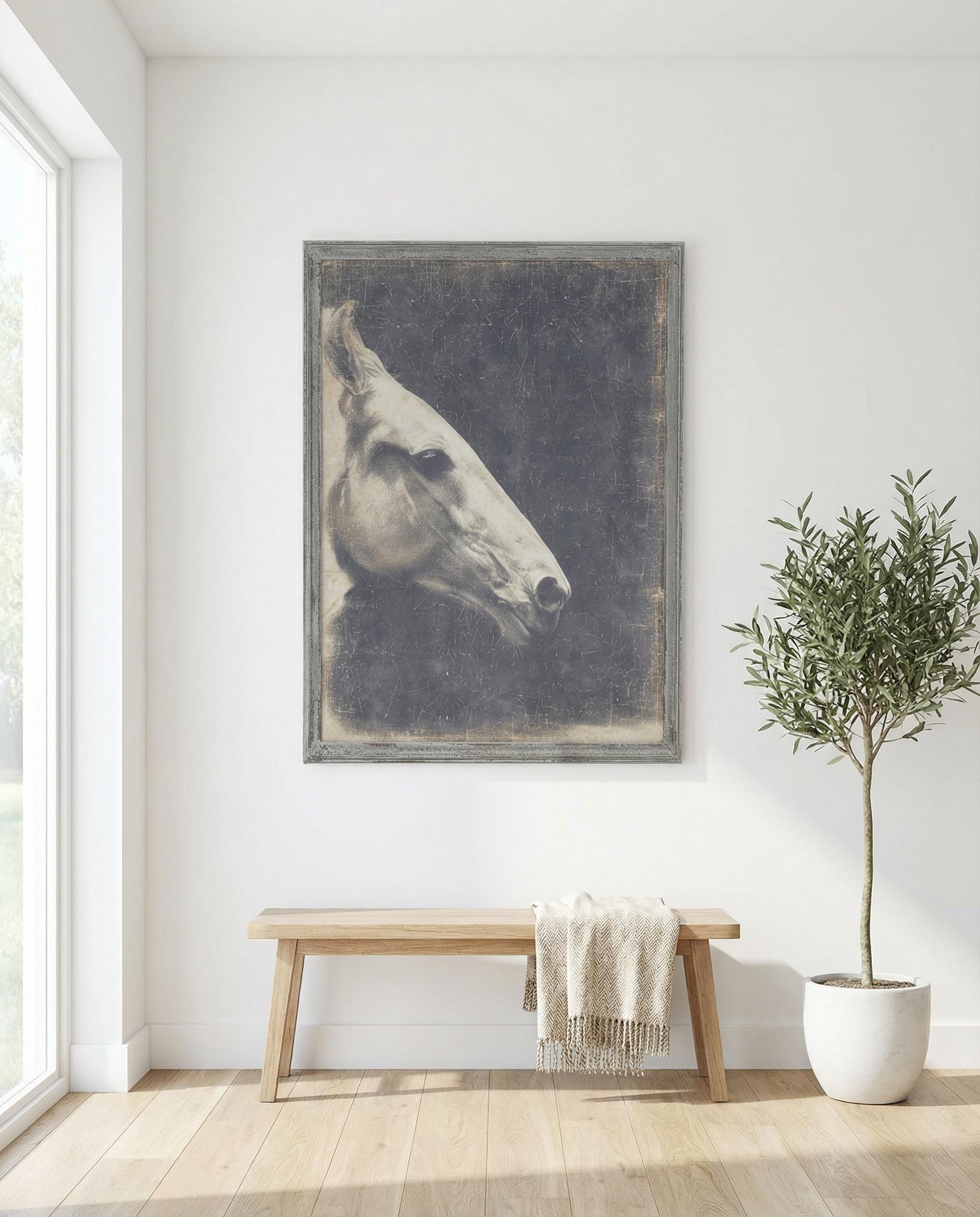 EXQUISITE PAINTING WITH FRAME - Art and craft furniture