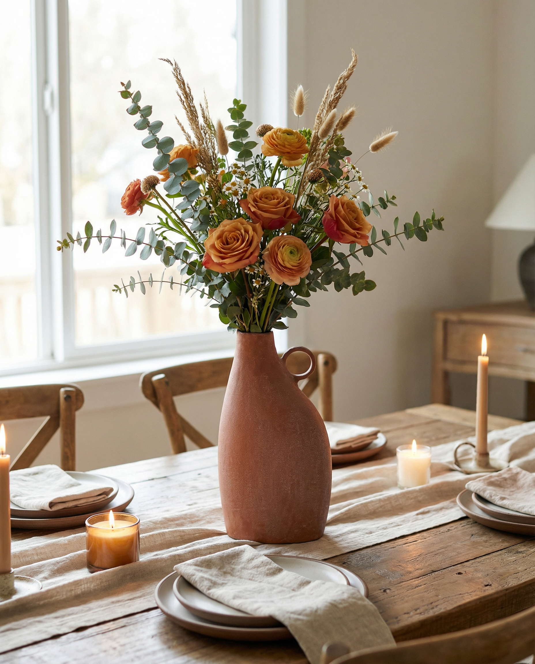 GRACEFUL GARDEN FLOWER VASE - Art and craft furniture