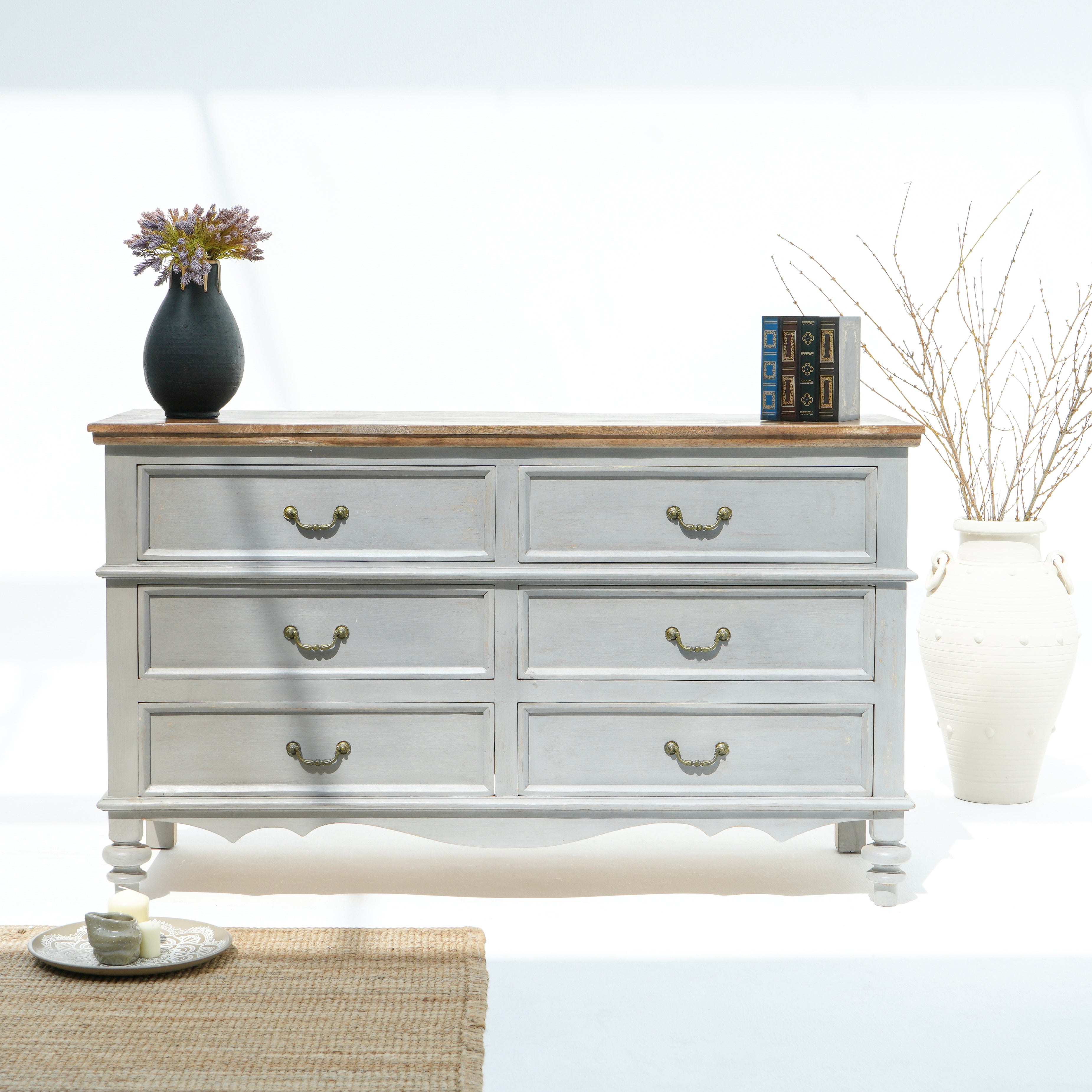 Port Augusta six drawer drawchest