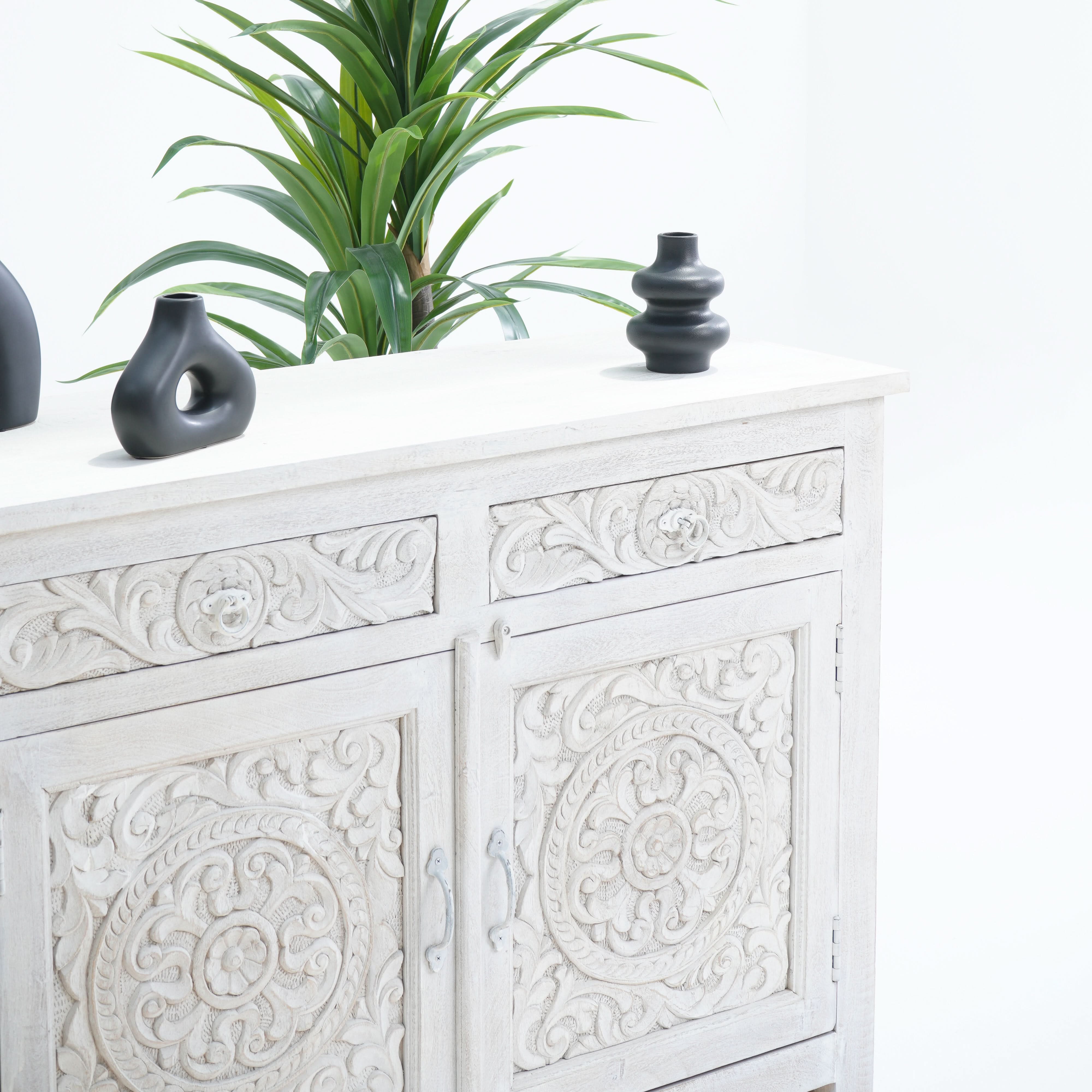 BLEND CARVED SIDEBOARD - Art and craft furniture