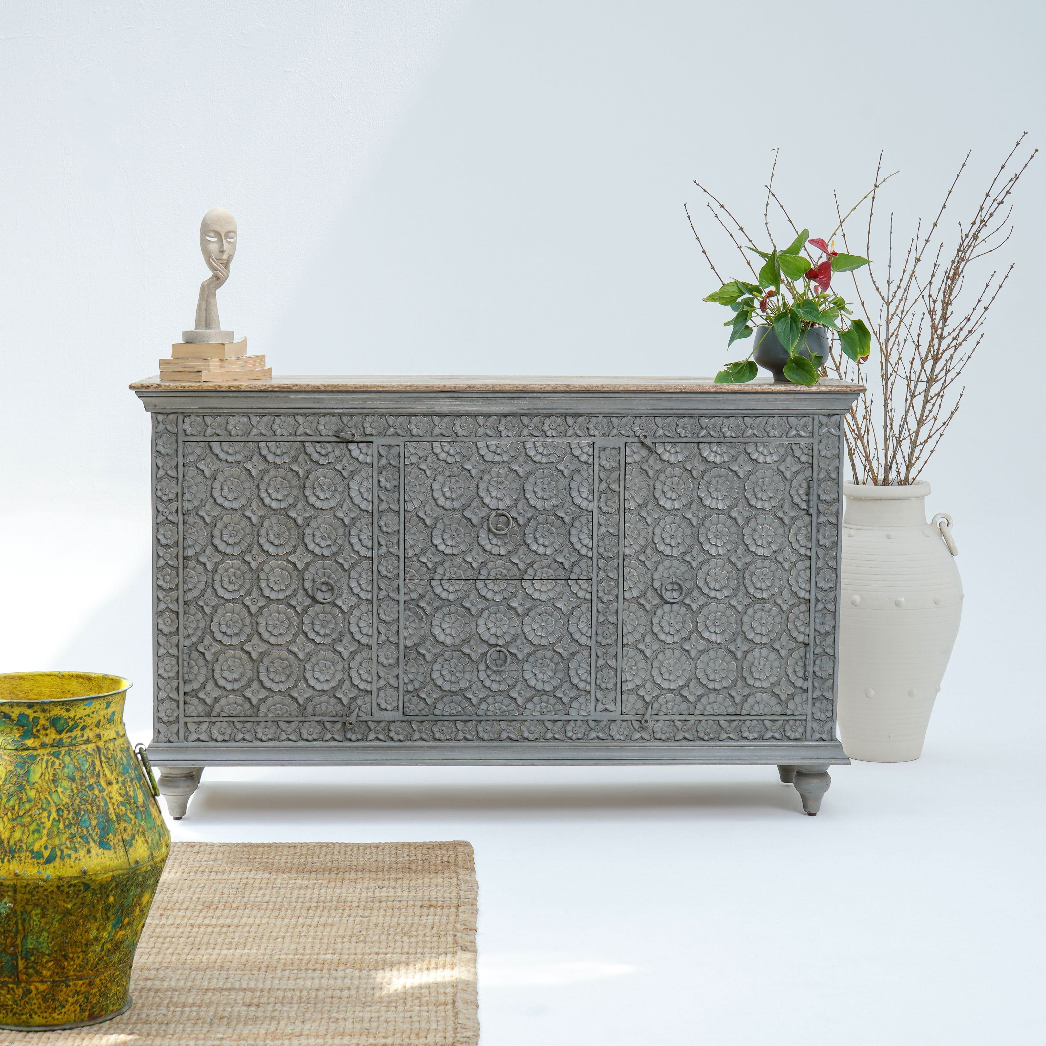FLORIX TWO DOOR TWO DRAWER SIDEBOARD - Art and craft furniture