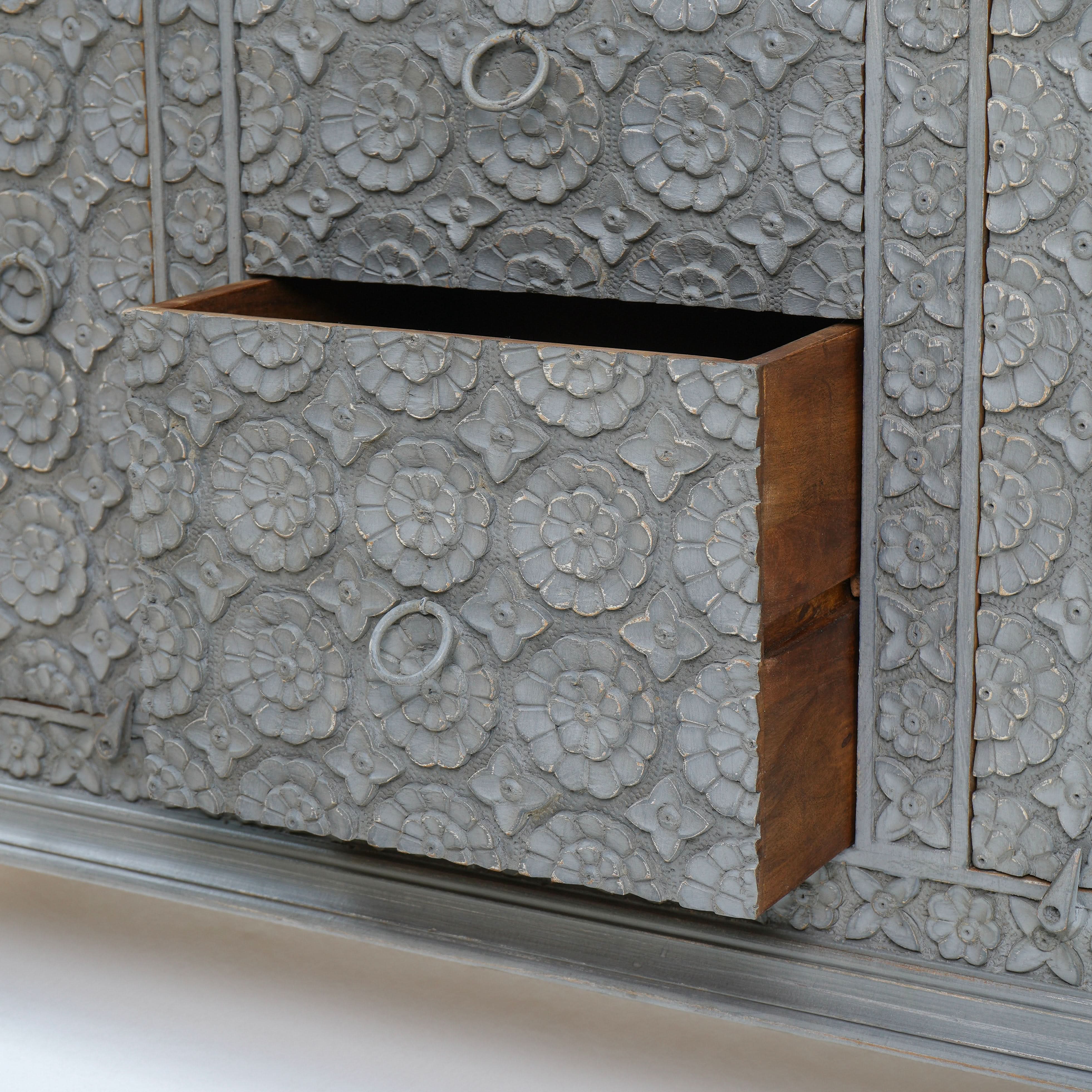 FLORIX TWO DOOR TWO DRAWER SIDEBOARD - Art and craft furniture
